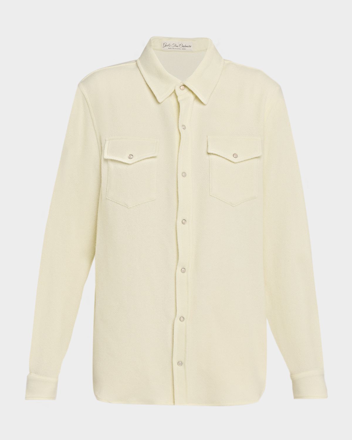God 's True Cashmere Porcelain olid Cashmere Flannel hirt