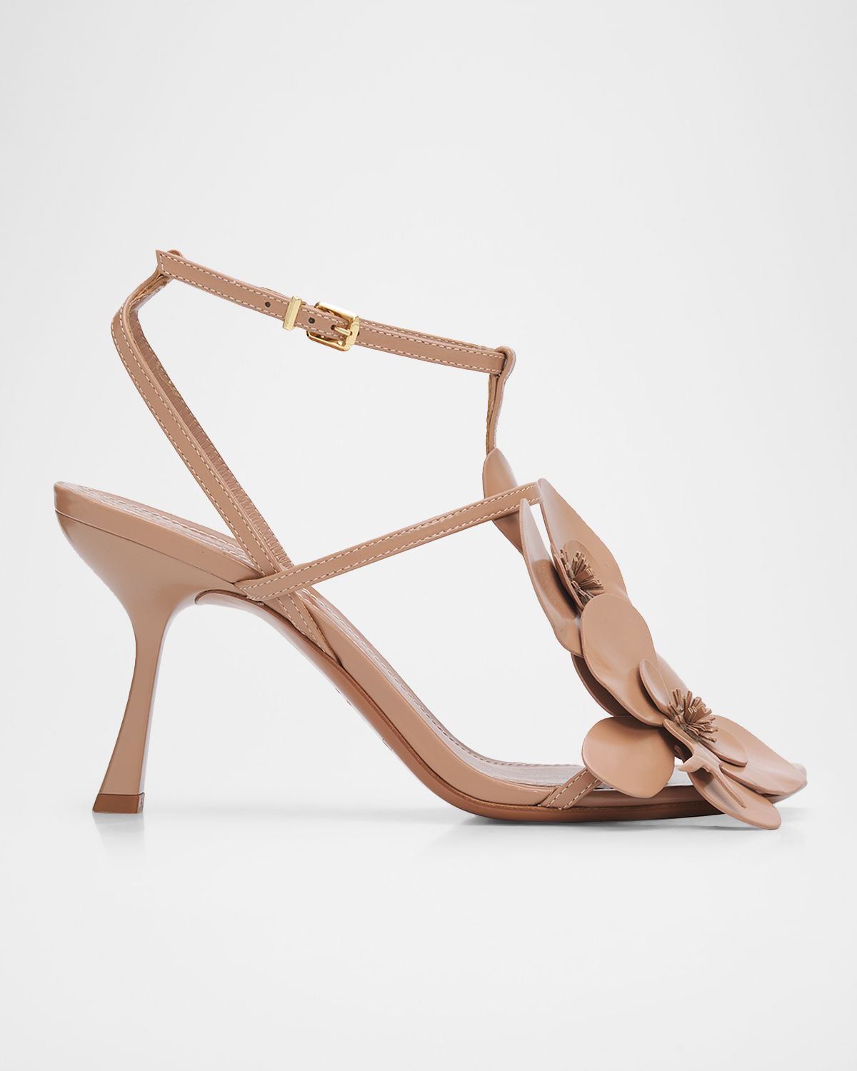 Zimmermann 85mm Orchid Leather Sandals