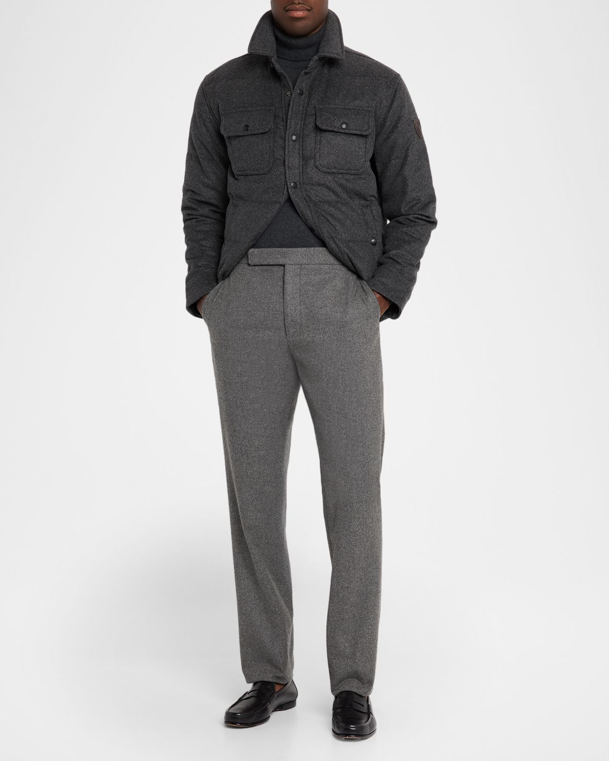 Polo Ralph Lauren Men 's Lewis Melton Down Shirt Jacket | Thumbnail 5