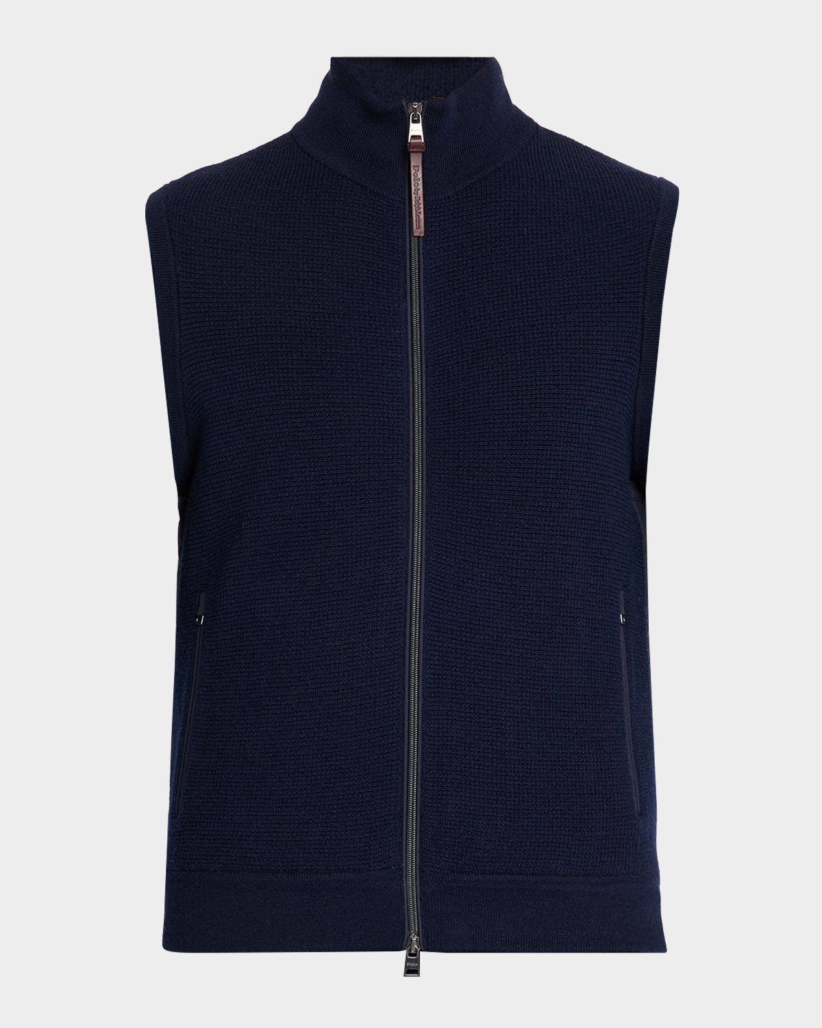 Polo Ralph Lauren Men 's Hybrid Full-Zip Knit Sweater Vest