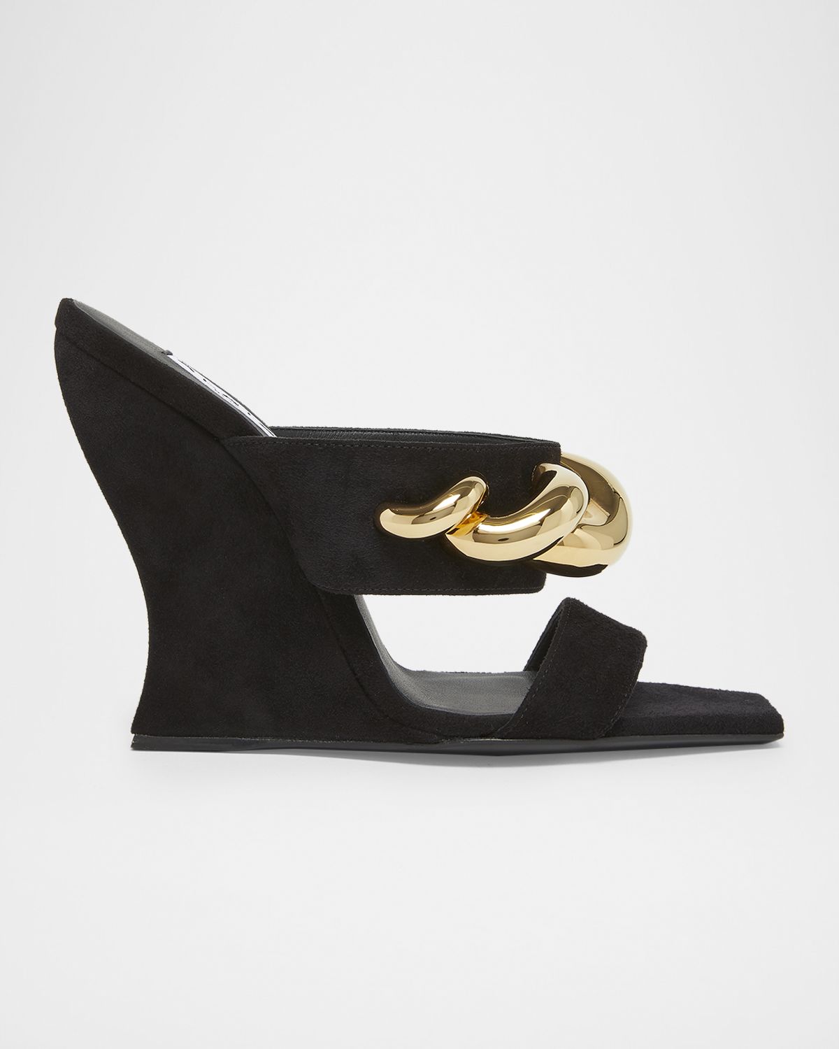 ALAÏA 110mm Jewel Suede Wedge Mules | Thumbnail 7 ALAÏA 110mm Jewel Suede Wedge Mules | Thumbnail 7