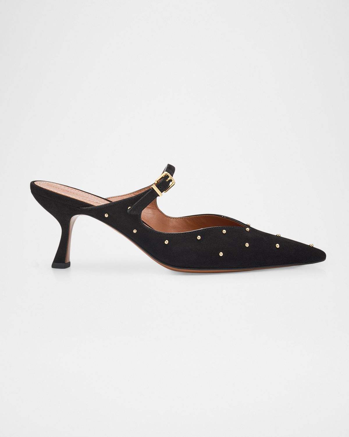 Zimmermann 65mm Aura Embellished Suede Mule Pumps