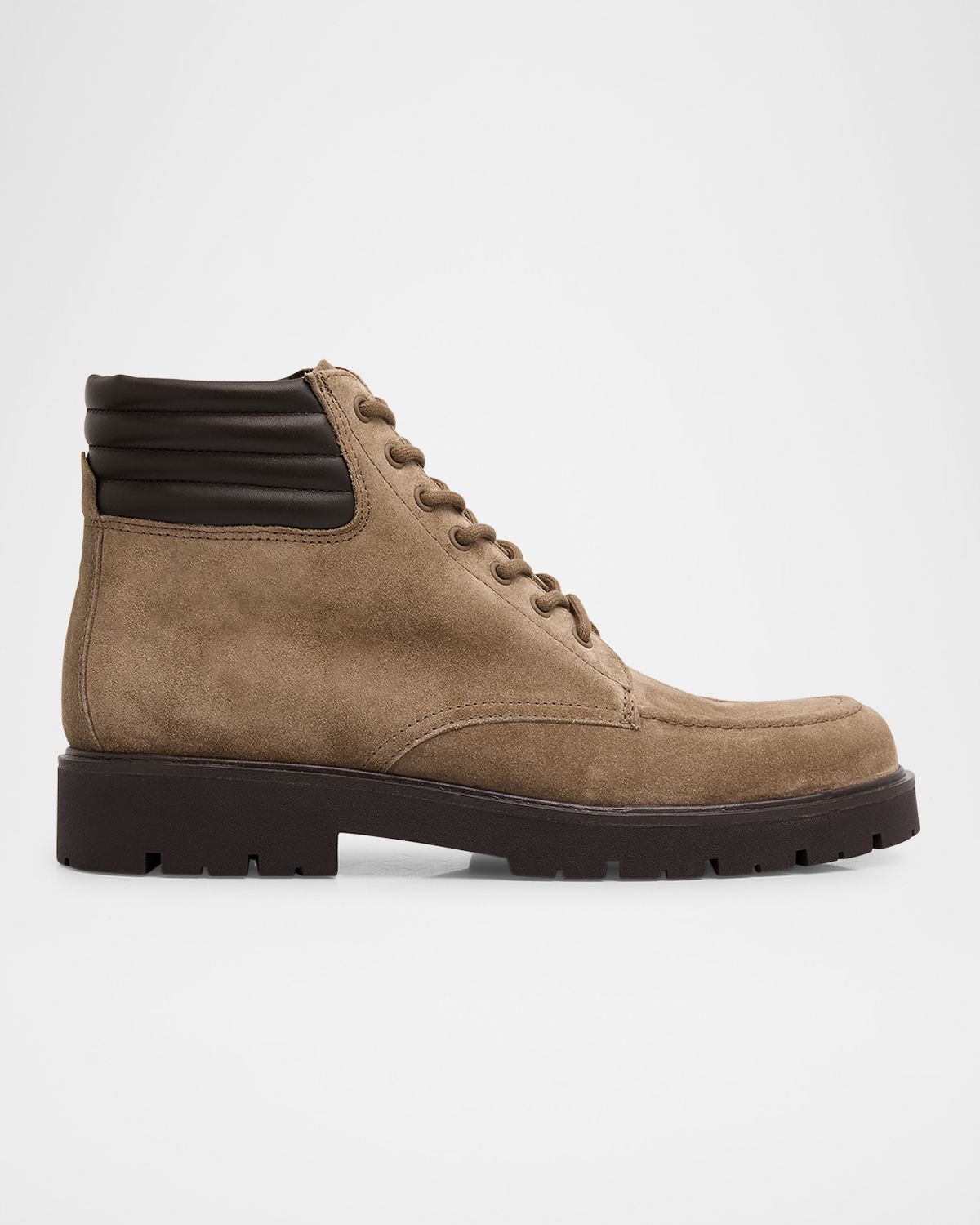 Vince Men 's Leonard Suede & Leather Lug-Sole Ankle Boots