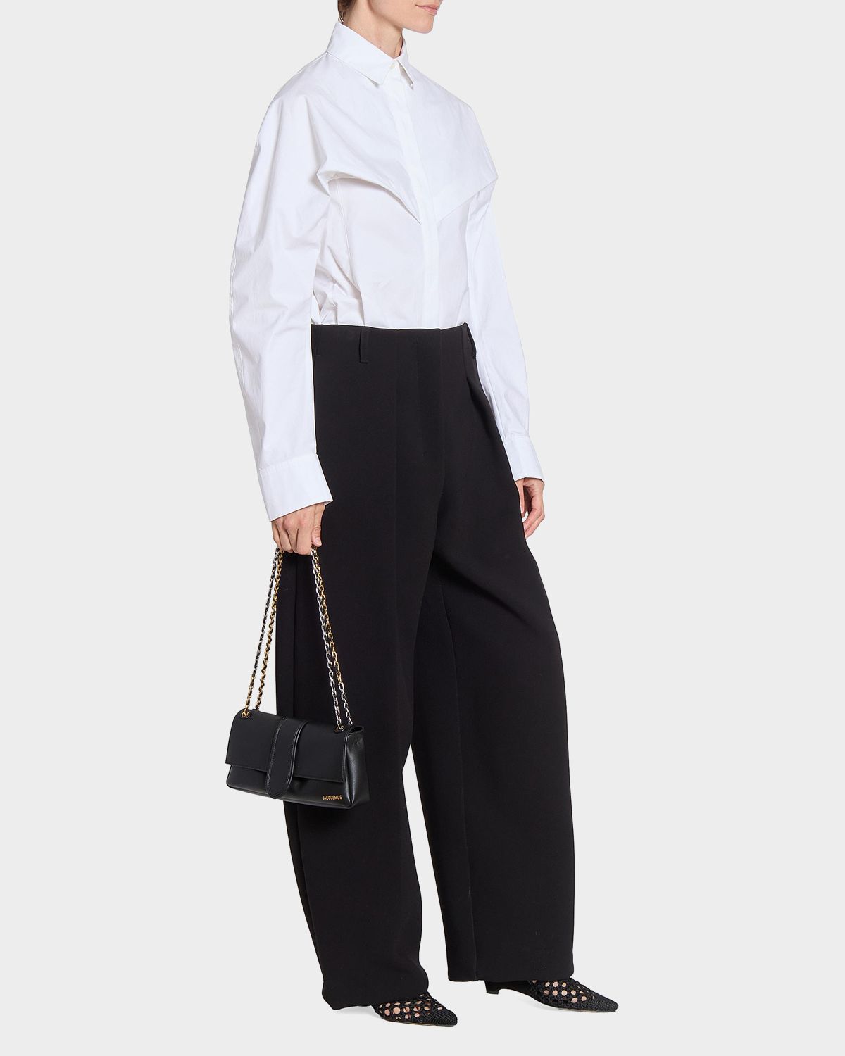 Jacquemus The Bambino Chaine Leather Shoulder Bag | Thumbnail 8 Jacquemus The Bambino Chaine Leather Shoulder Bag | Thumbnail 8