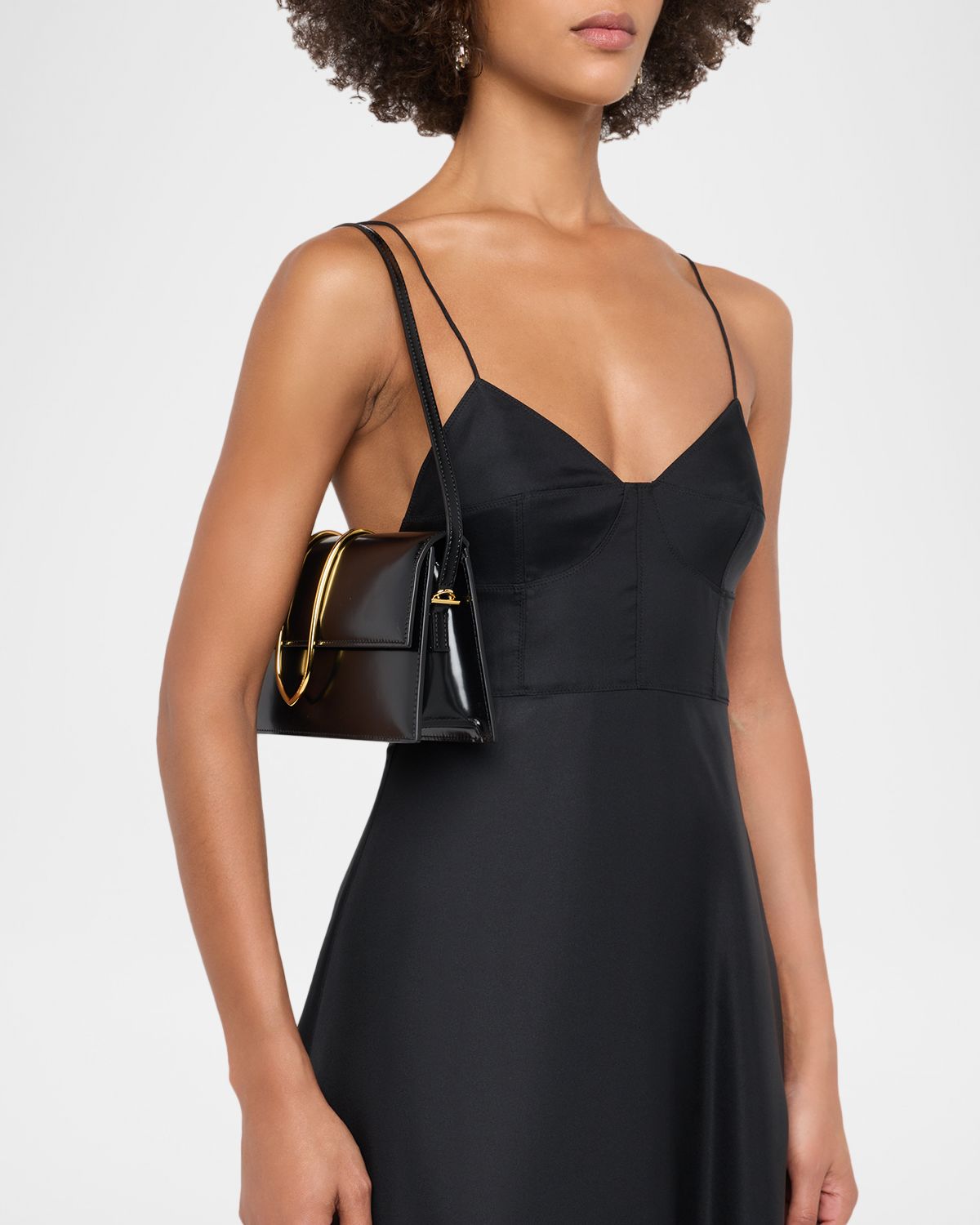 Jacquemus The Bambino Long Leather Shoulder Bag | Thumbnail 6