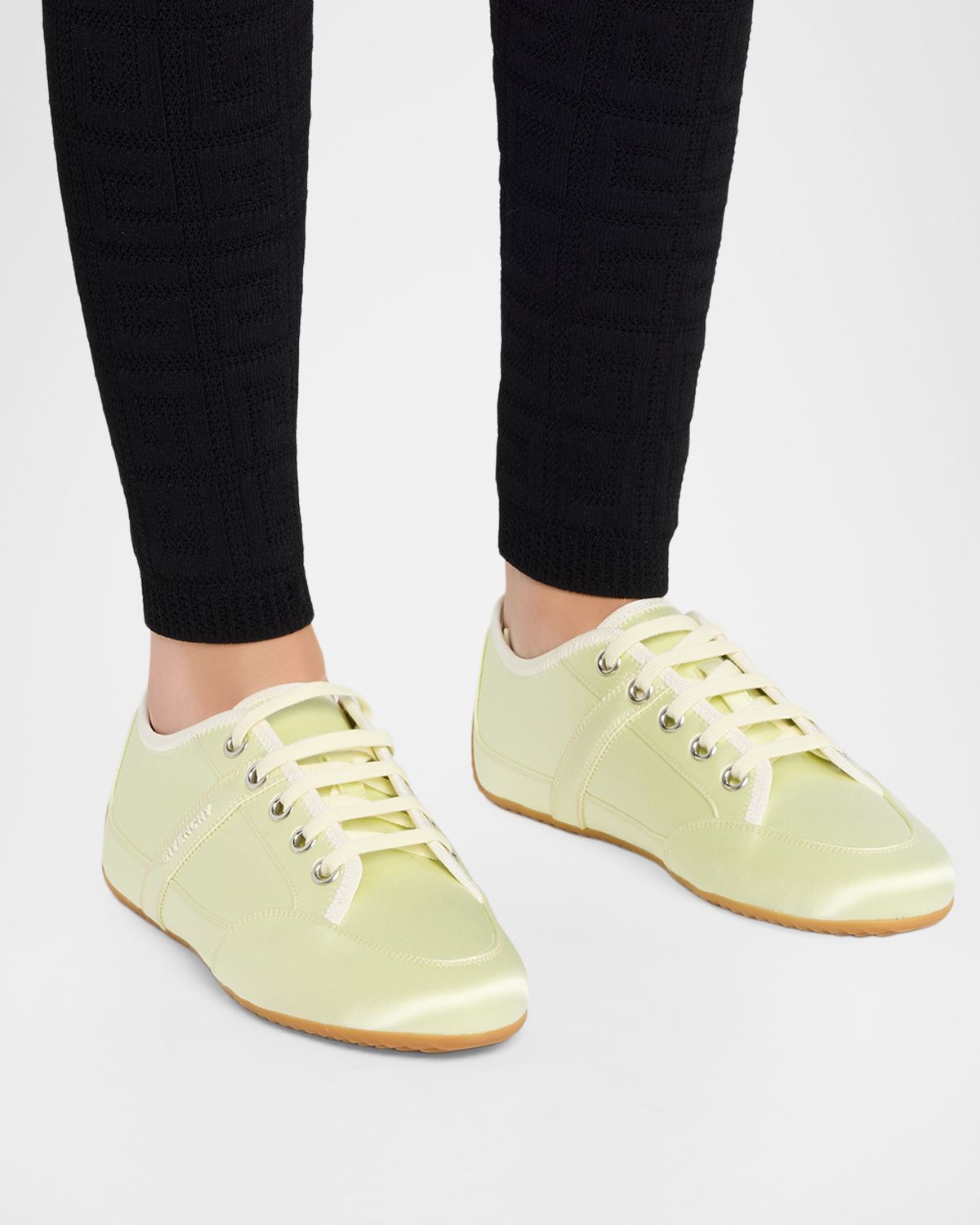 Givenchy Slim Satin Low-Top Sneakers