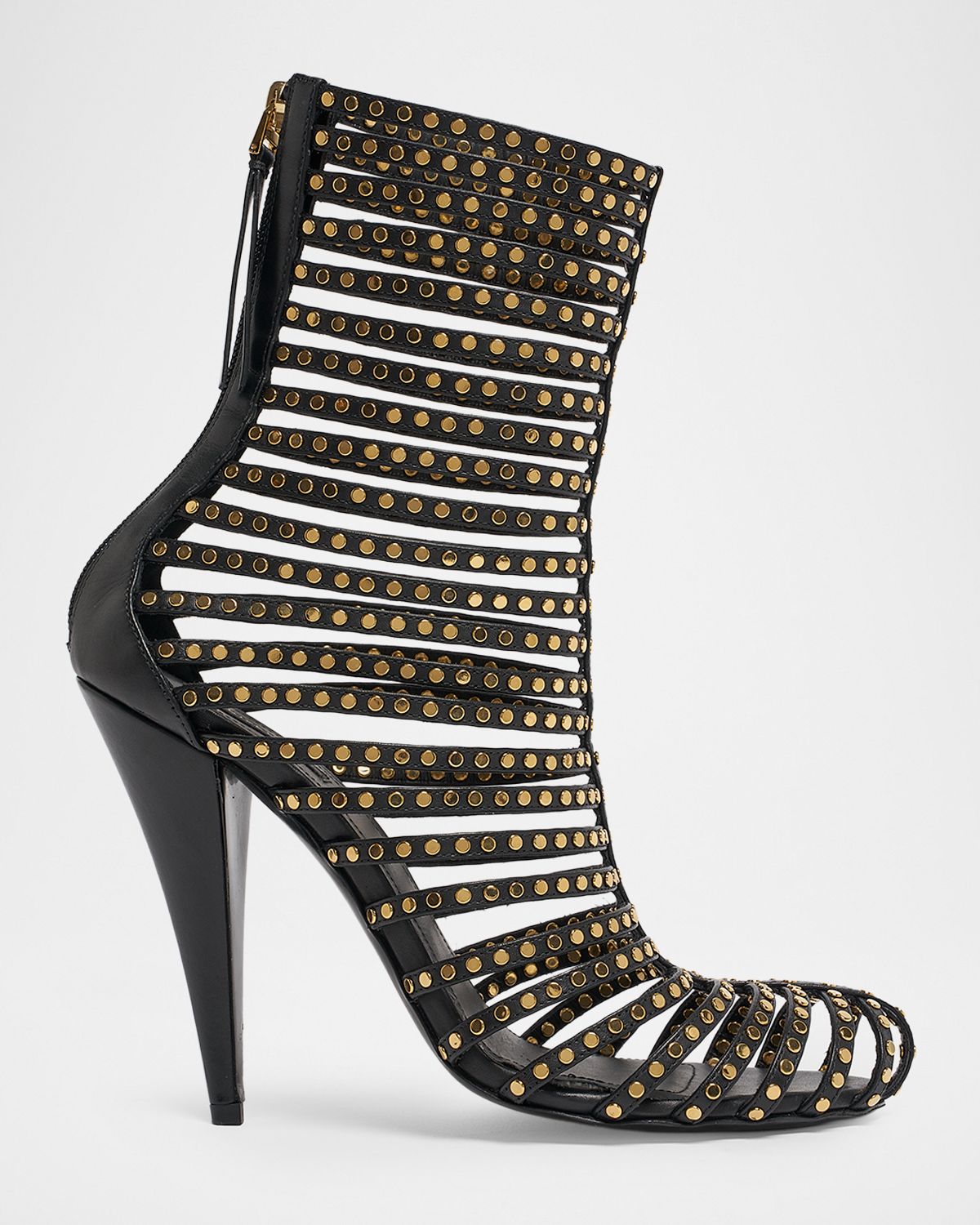 Givenchy Cage 94mm Studded Leather Ankle Boots