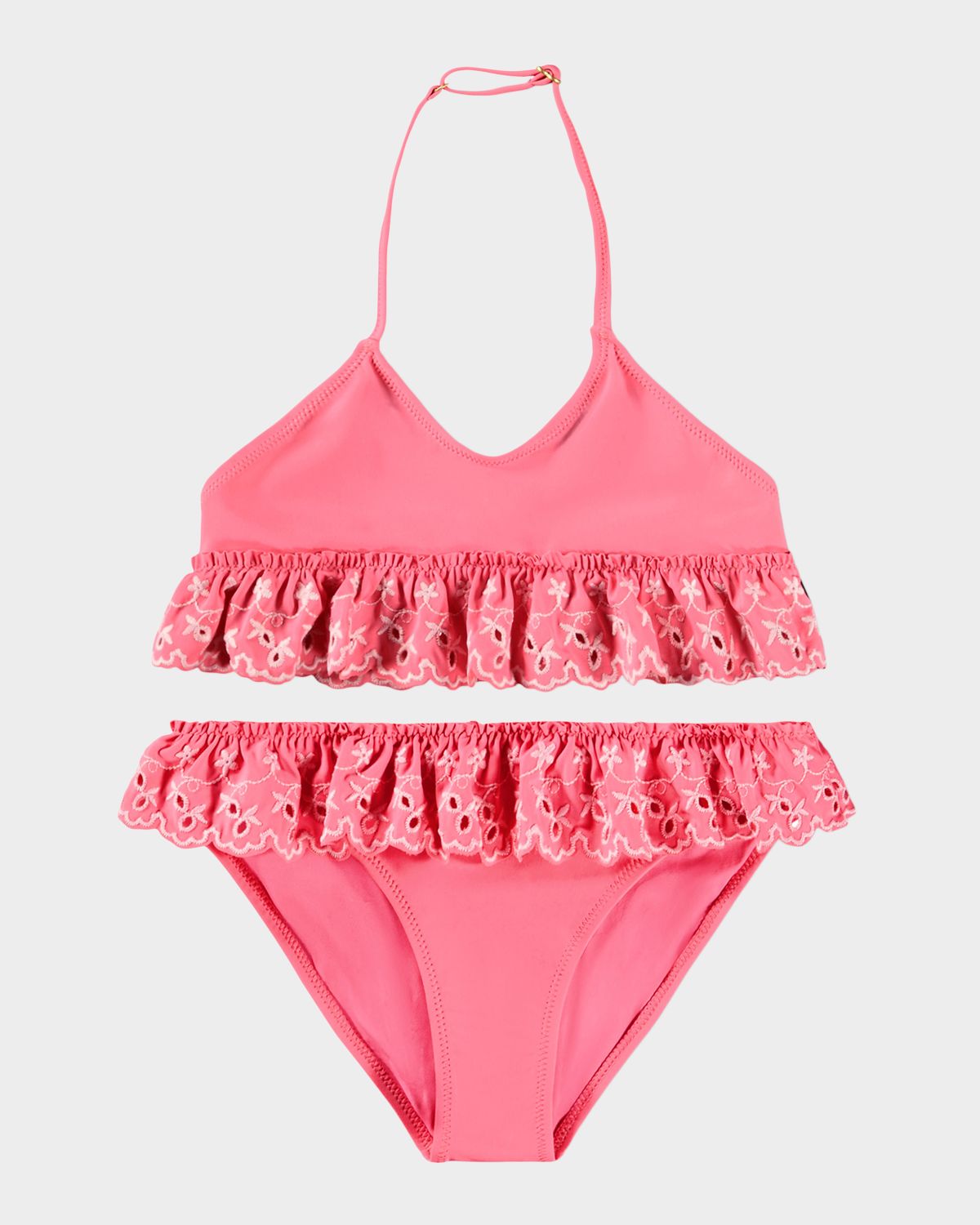 Molo Girl 's Nanda Ruffled Two-Piece Swimsuit, Size 2-10