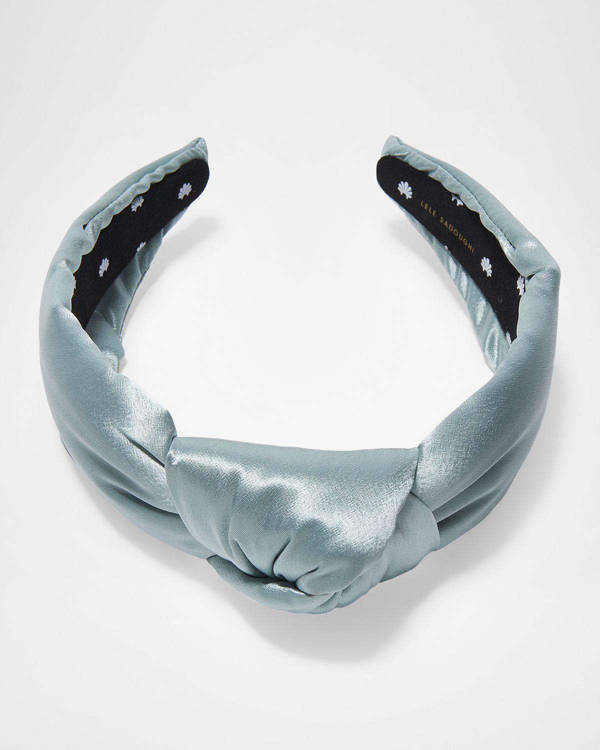 Lele Sadoughi Knotted Silk-Blend Headband