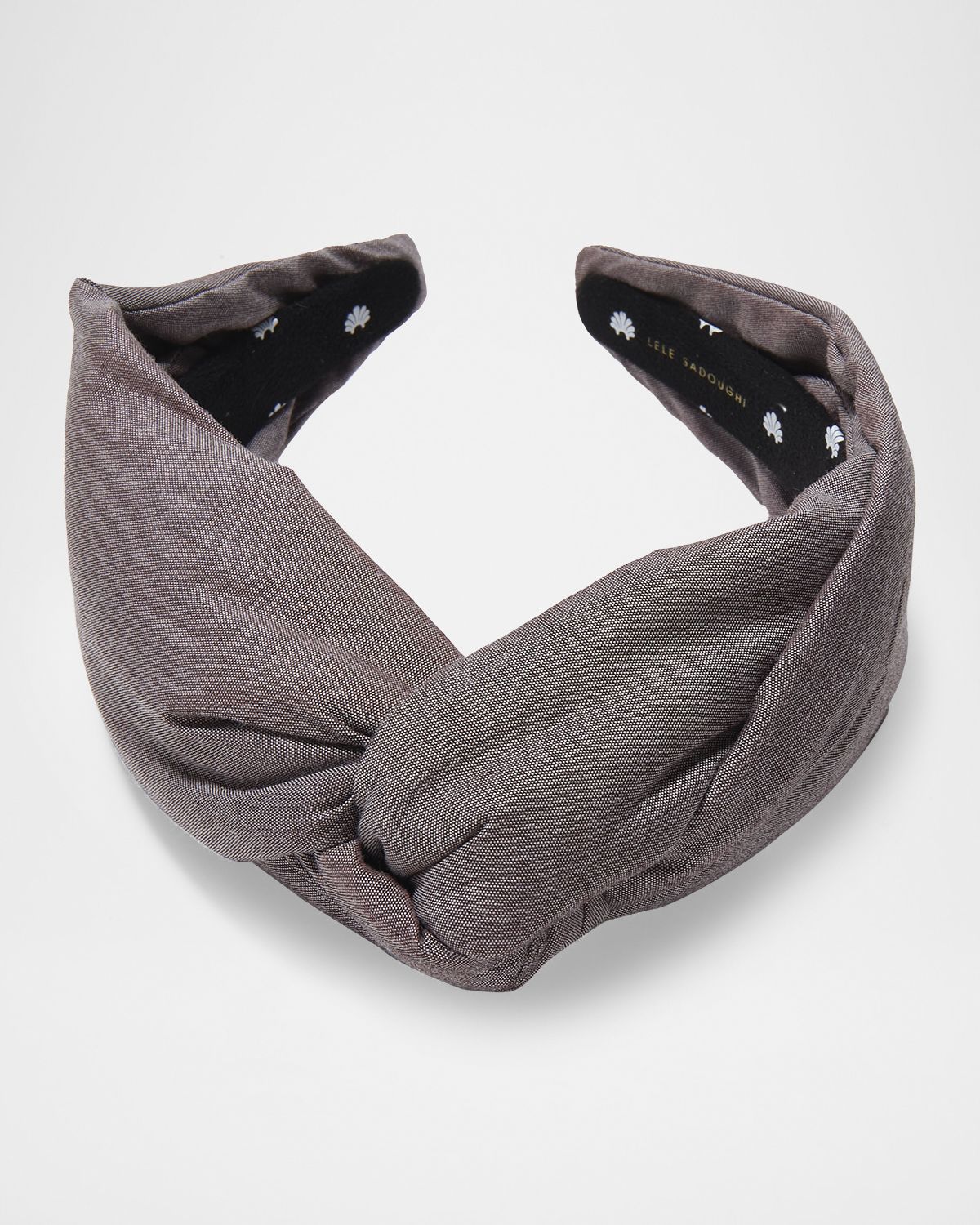 Lele Sadoughi Greta Knotted Cotton Headband