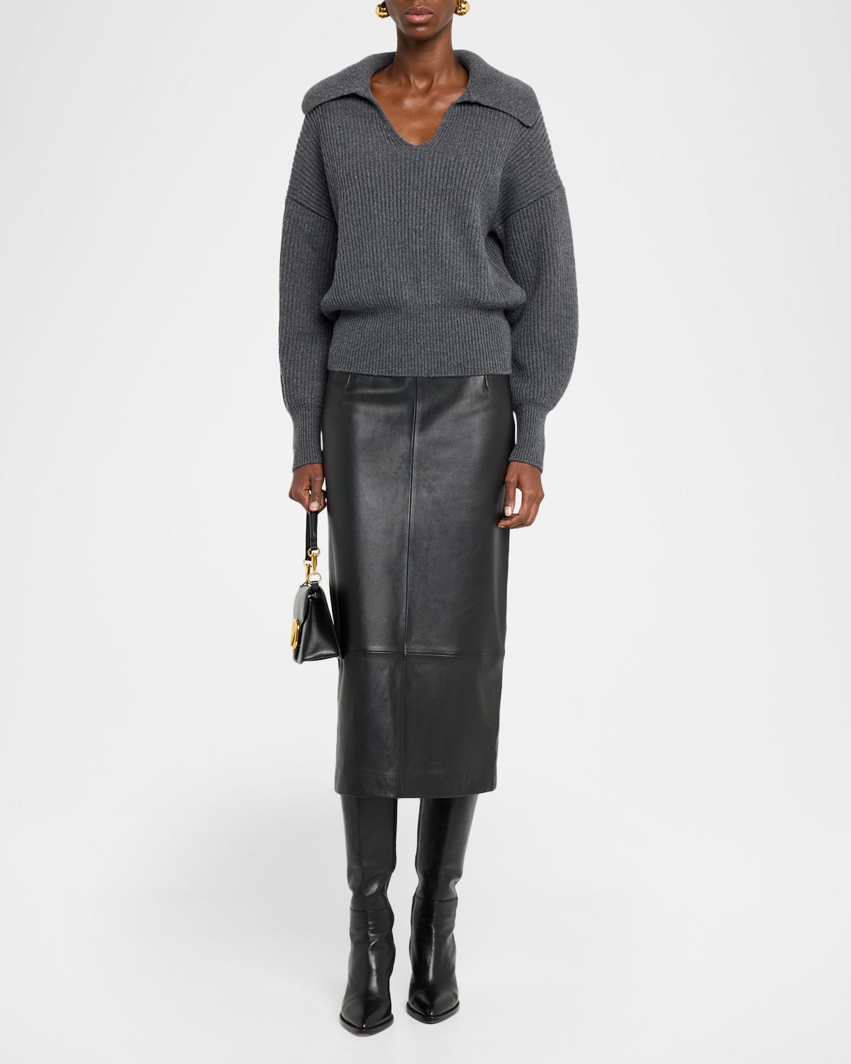 Joseph Blouson Rib-Knit Sweater | Thumbnail 5 Joseph Blouson Rib-Knit Sweater | Thumbnail 5