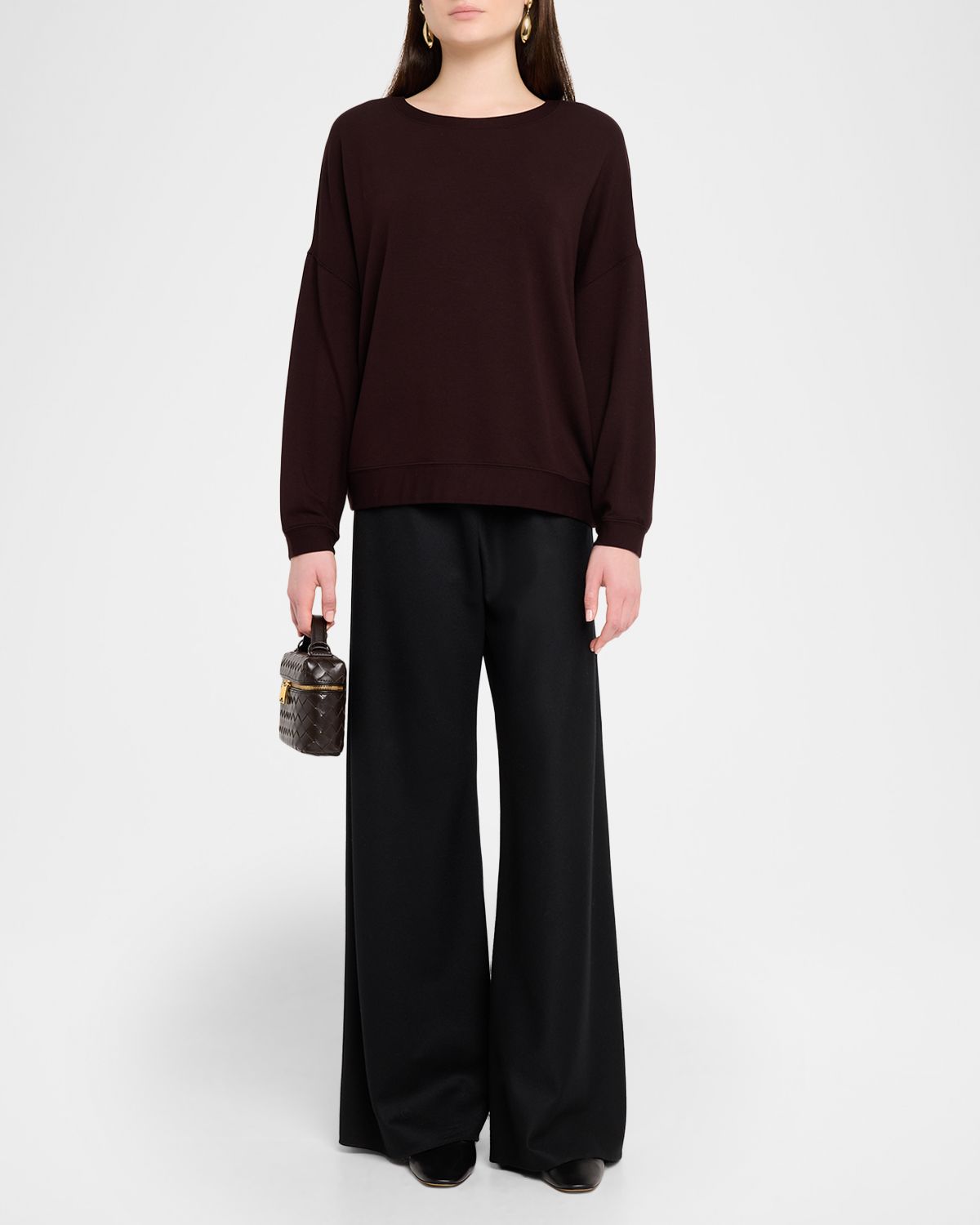 Majestic Filatures French Terry Crewneck Sweatshirt | Thumbnail 5 Majestic Filatures French Terry Crewneck Sweatshirt | Thumbnail 5