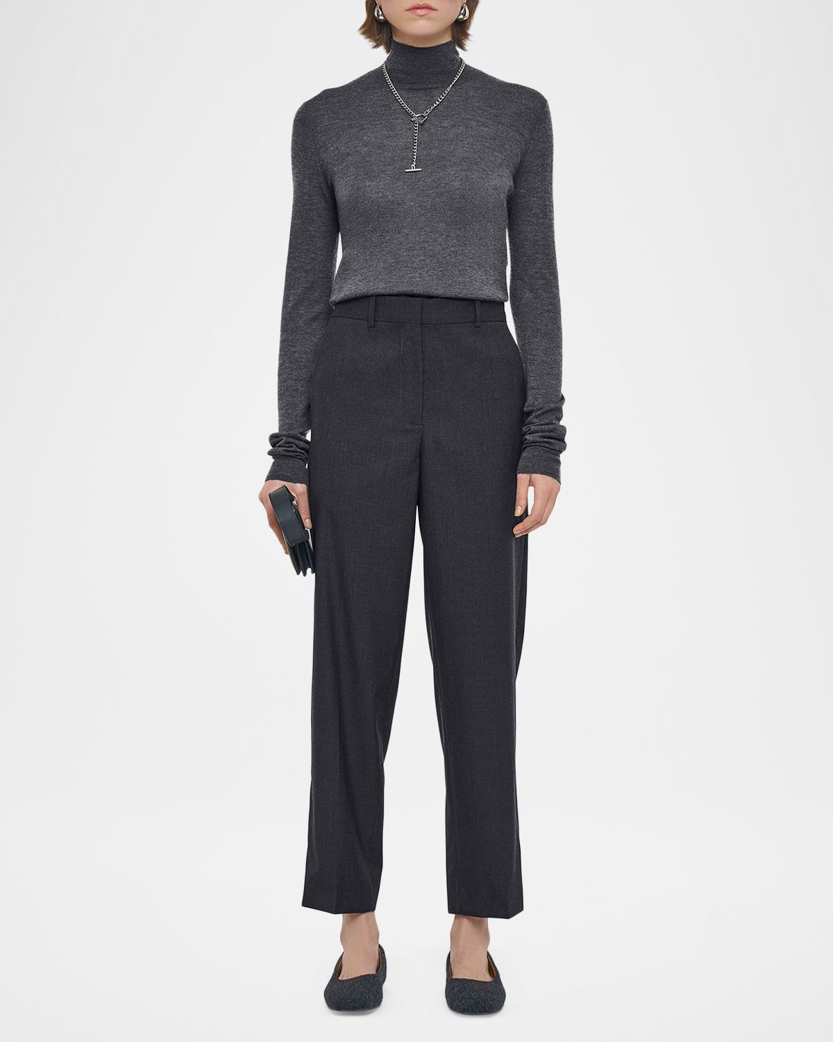 Joseph Trina Light Wool Tailoring Trousers | Thumbnail 4 Joseph Trina Light Wool Tailoring Trousers | Thumbnail 4