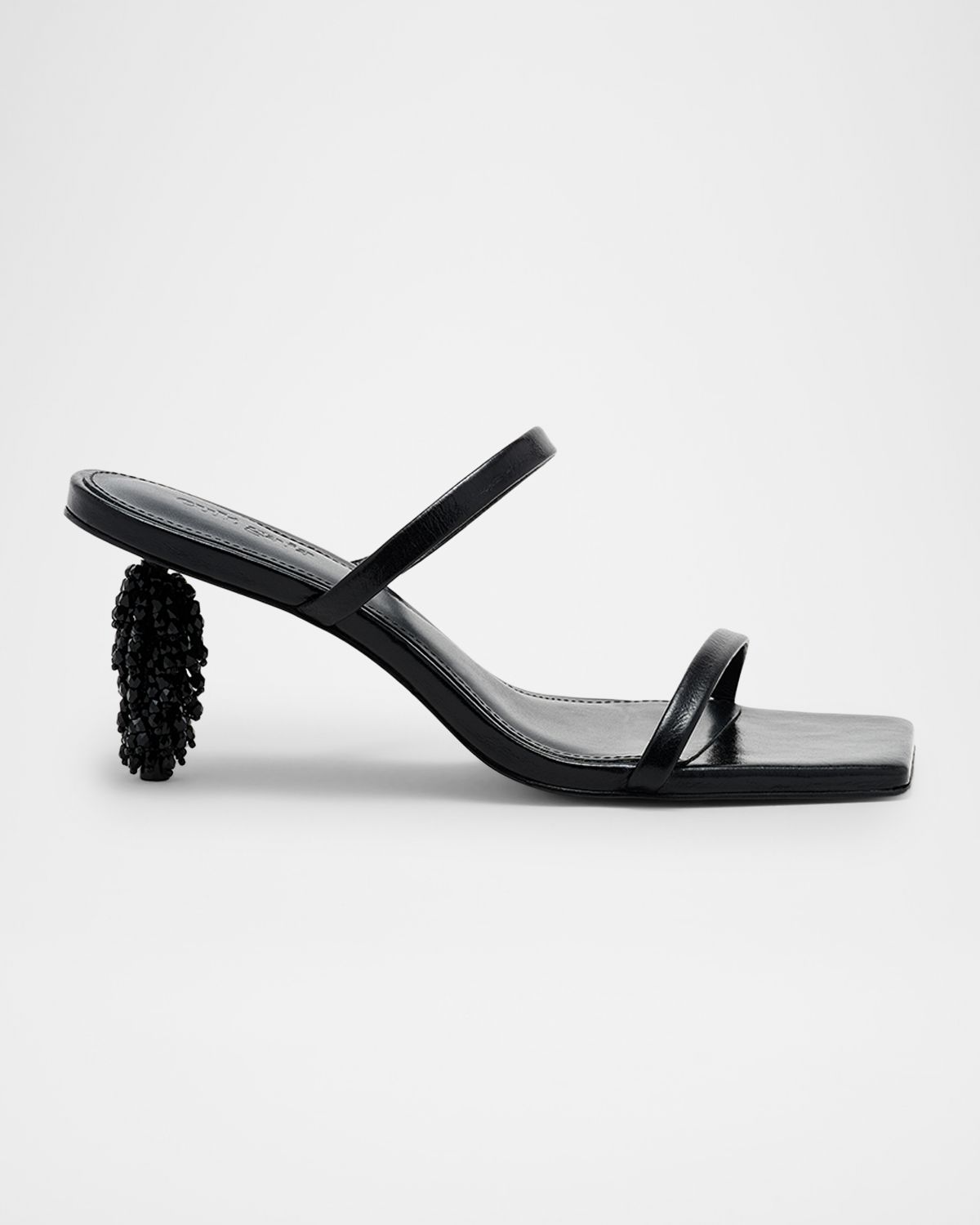 Cult Gaia Riley Embellished Heel Leather Sandals