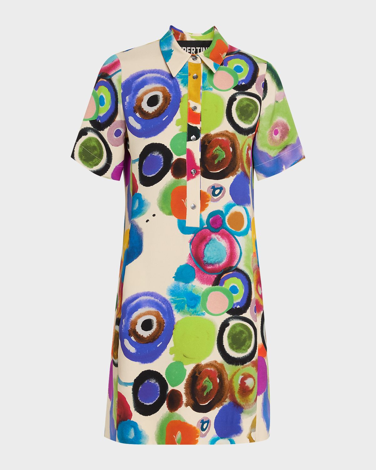 Libertine Gouache Printed Preppy Mini Polo Dress | Thumbnail 6 Libertine Gouache Printed Preppy Mini Polo Dress | Thumbnail 6