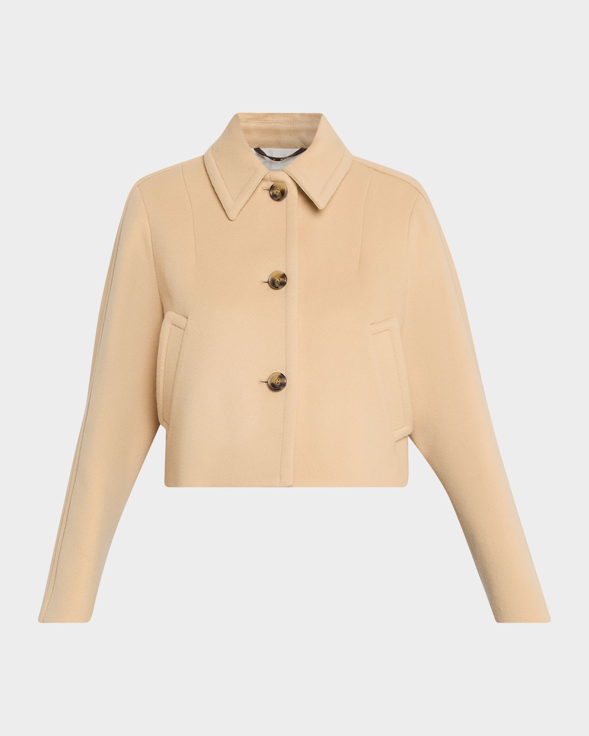 Marni Wool Felt Cropped Single-Breasted Jacket