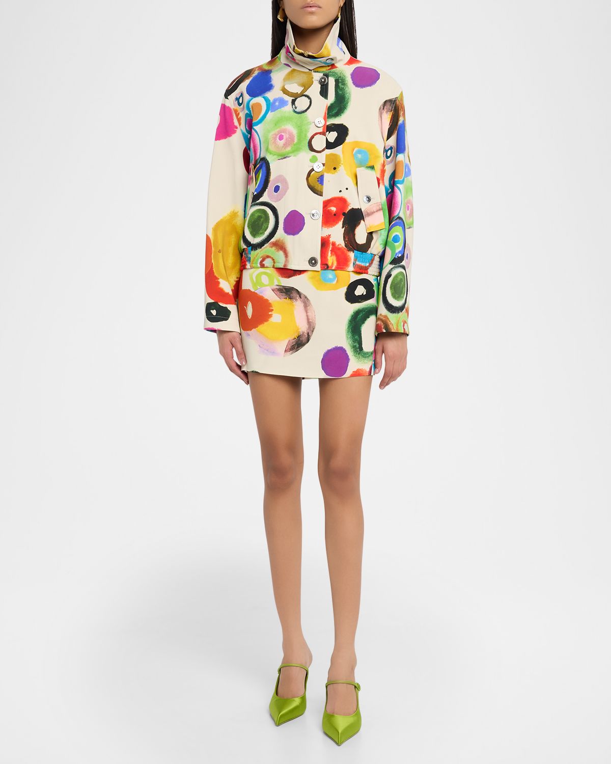 Libertine Jh Gouache Slim Mini Skirt | Thumbnail 5 Libertine Jh Gouache Slim Mini Skirt | Thumbnail 5