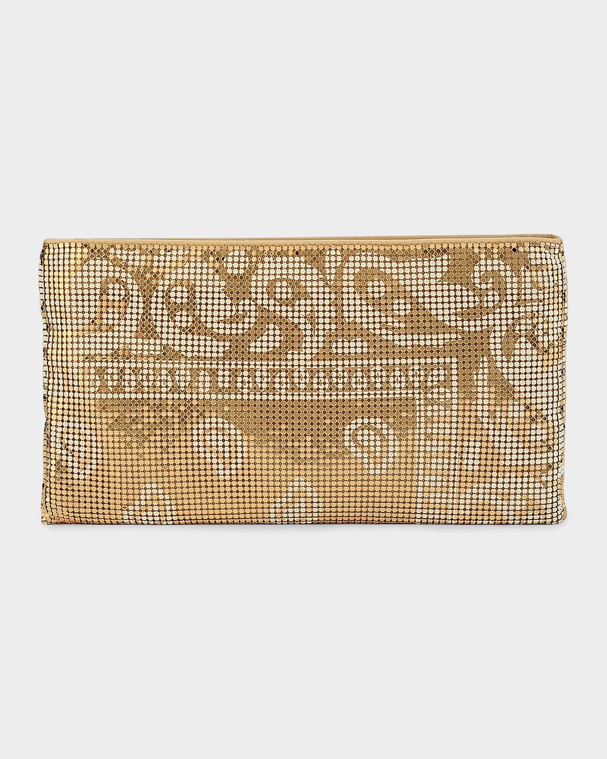 Benedetta Bruzziches Your Best Friend La Petite Metal Mesh Clutch Bag
