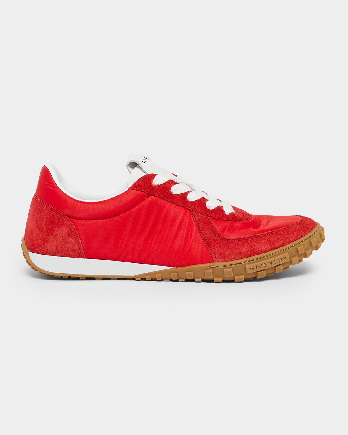 Givenchy Men 's Glide Nylon/Suede Low-Top Runner Sneakers | Thumbnail 5