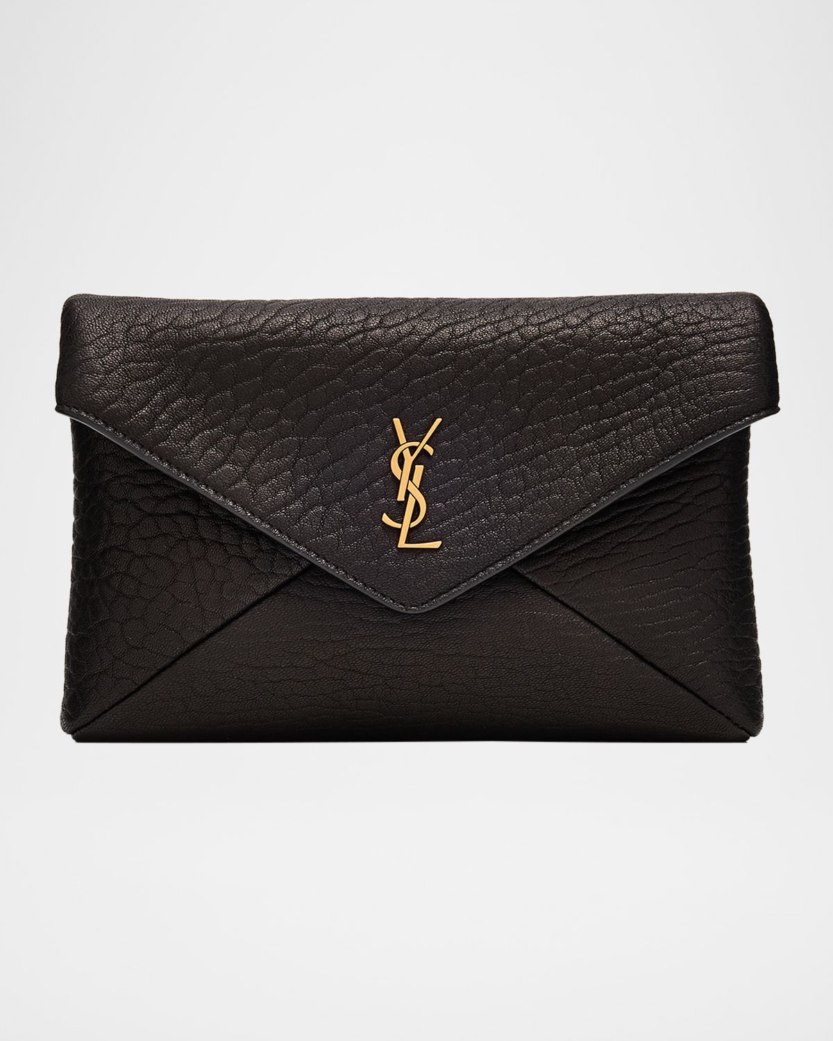 Saint Laurent YSL Envelope Bag on Chain in Lambskin Leather