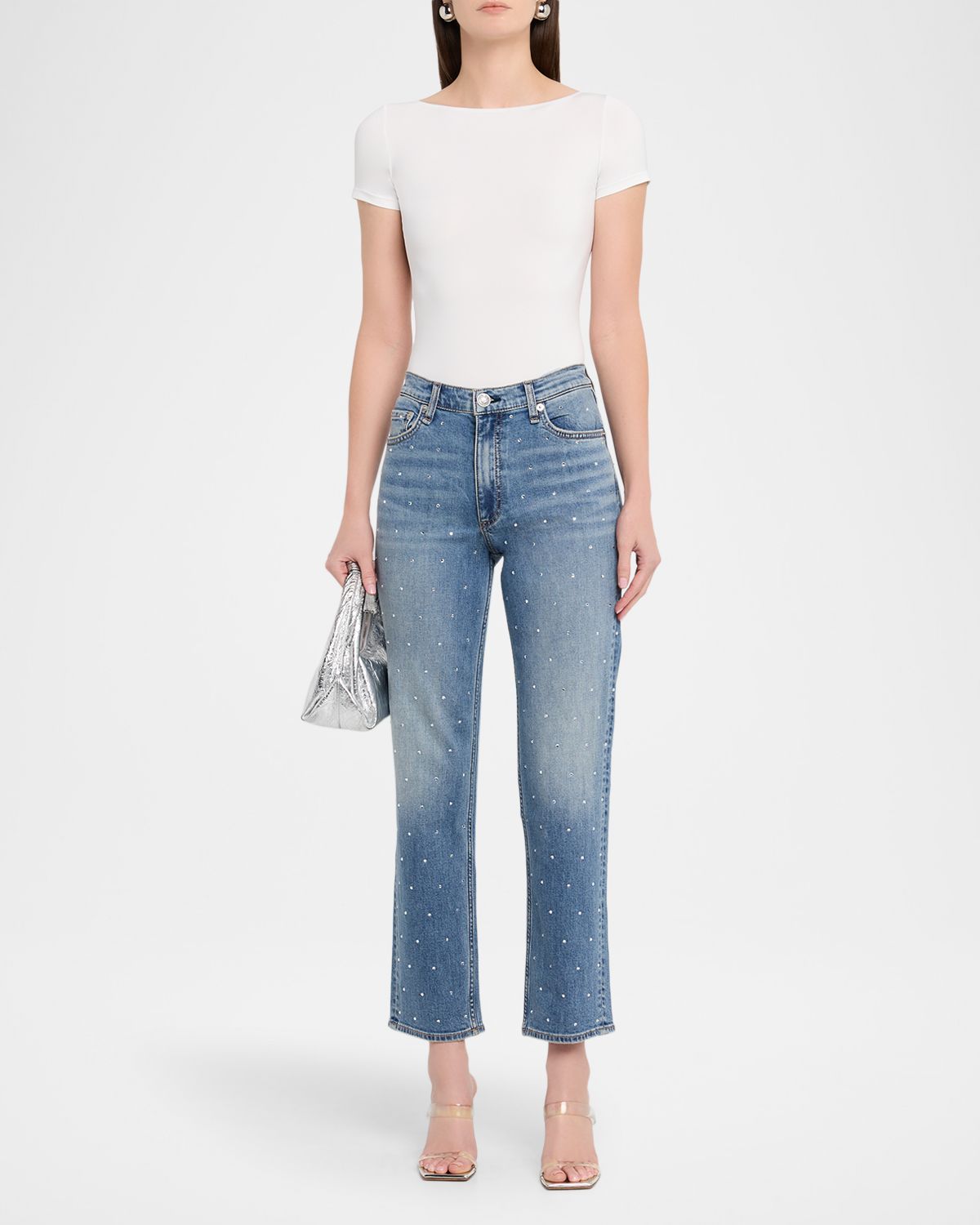 Rag & Bone Harlow Ankle Straight Jeans