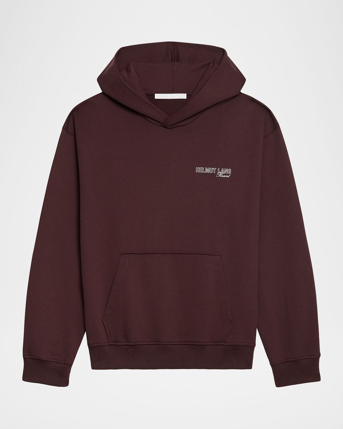 Helmut Lang Men 's Skier Photo Cotton Hoodie