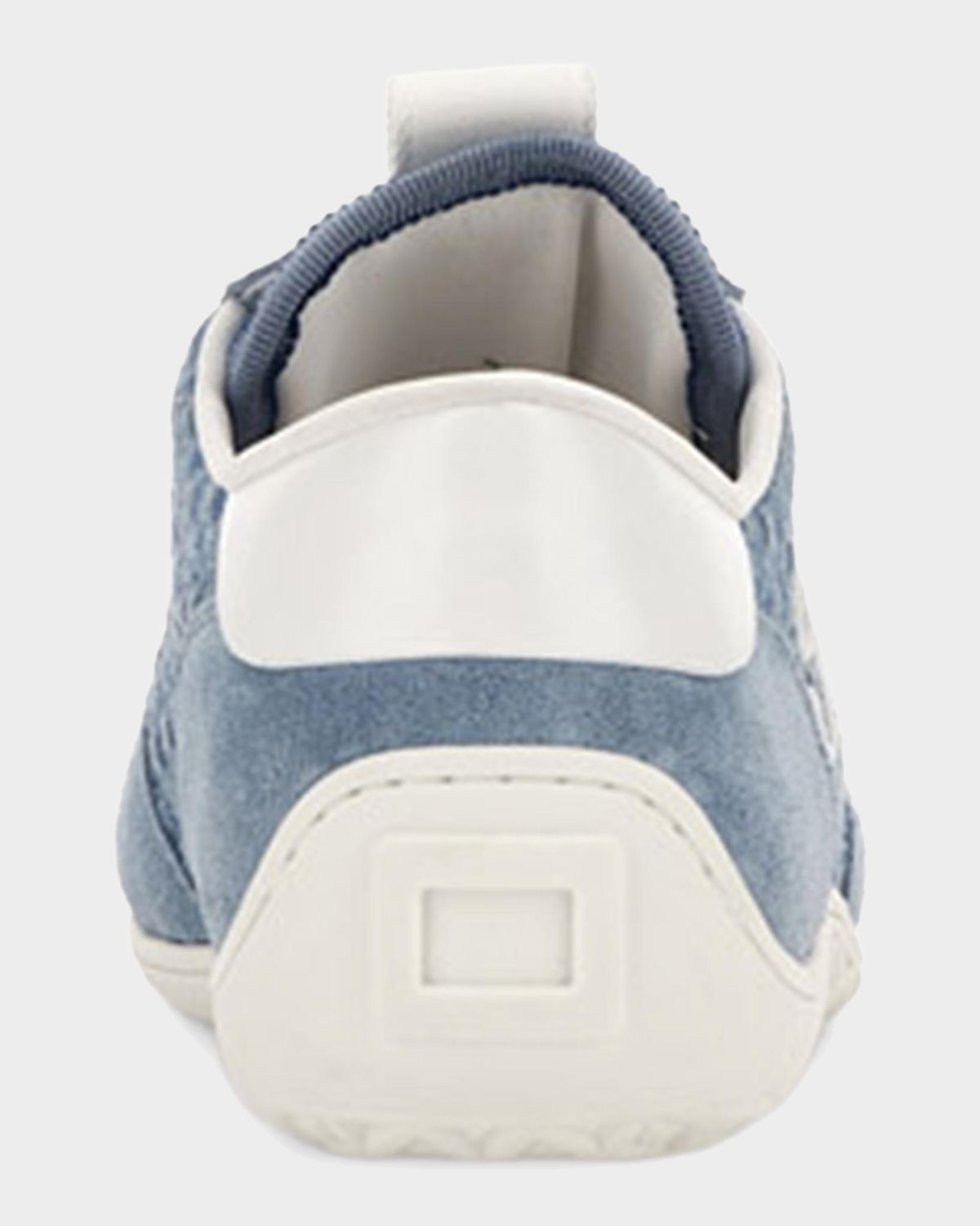 Roger Vivier Viv Canvas and Suede Low-Top Sneakers