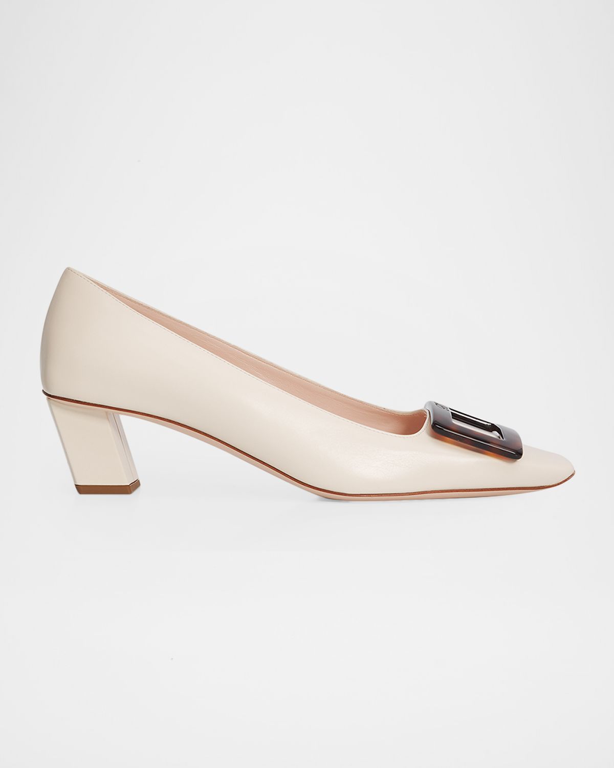 Roger Vivier 45mm Belle Vivier Turtle Leather Pumps | Thumbnail 5