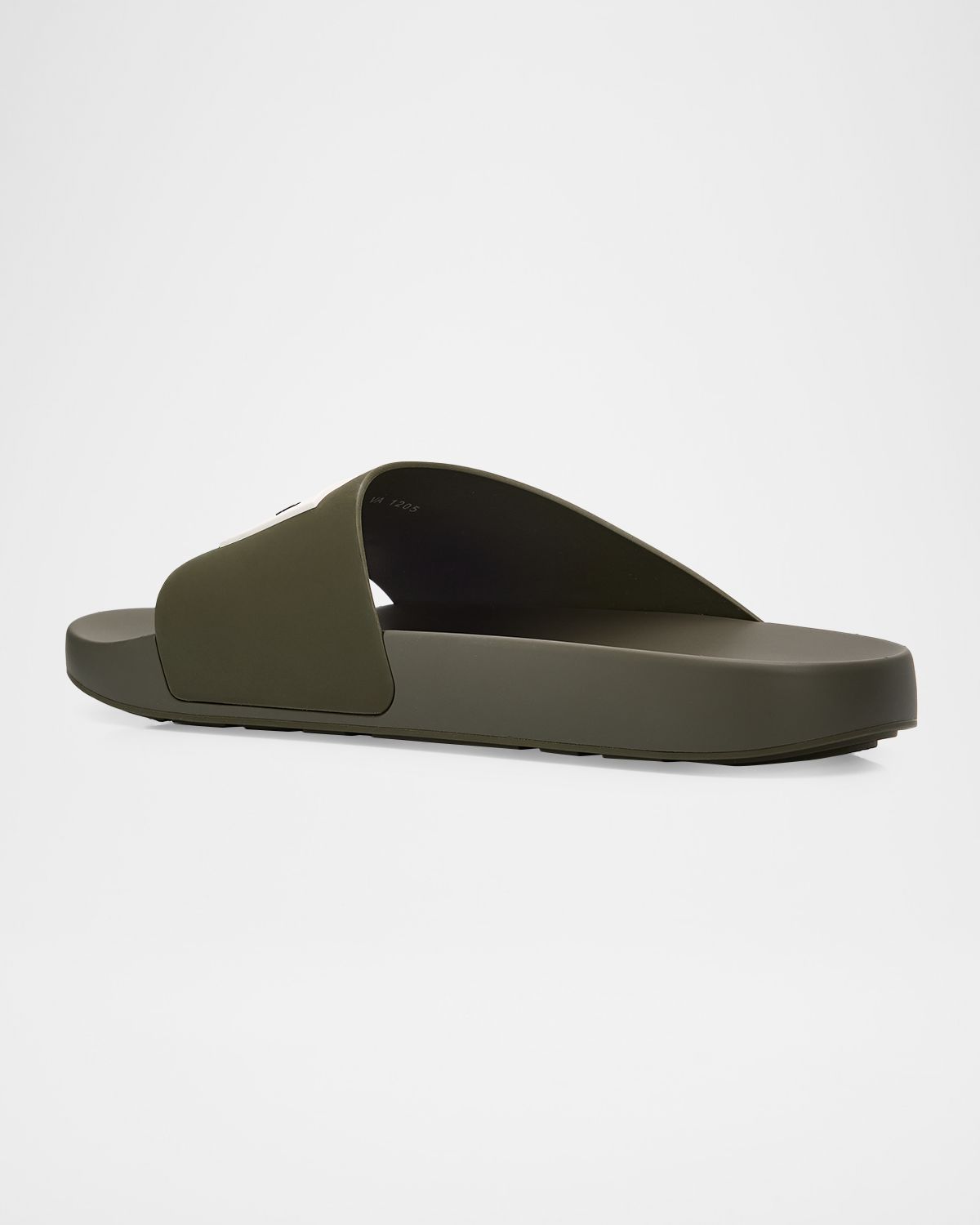 Givenchy Men 's Label Slide Flat Rubber Sandals | Thumbnail 4 Givenchy Men 's Label Slide Flat Rubber Sandals | Thumbnail 4