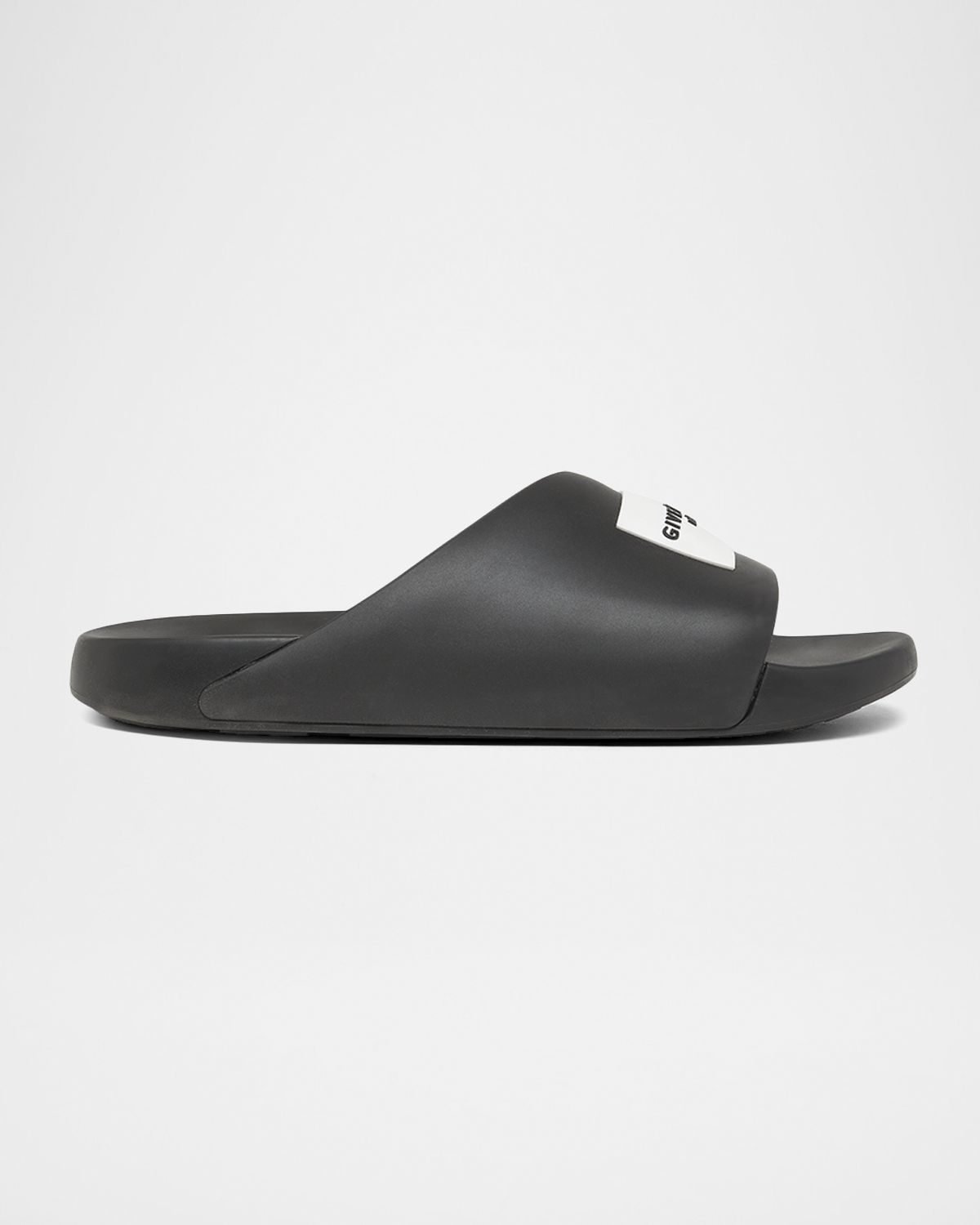 Givenchy Men 's Label Slide Flat Rubber Sandals | Thumbnail 5 Givenchy Men 's Label Slide Flat Rubber Sandals | Thumbnail 5