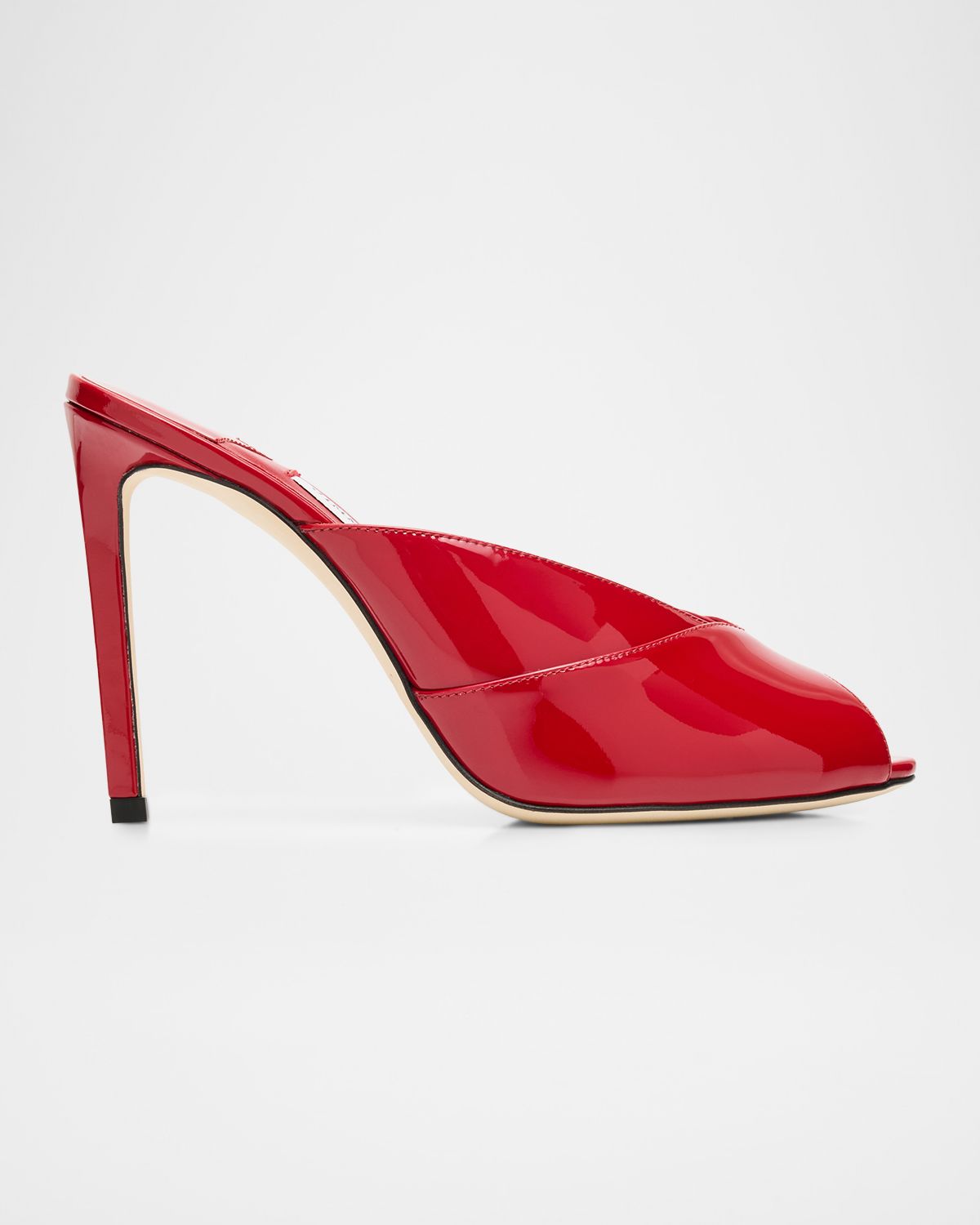 Jimmy Choo Brigitte 100mm Patent Leather Mule Pumps
