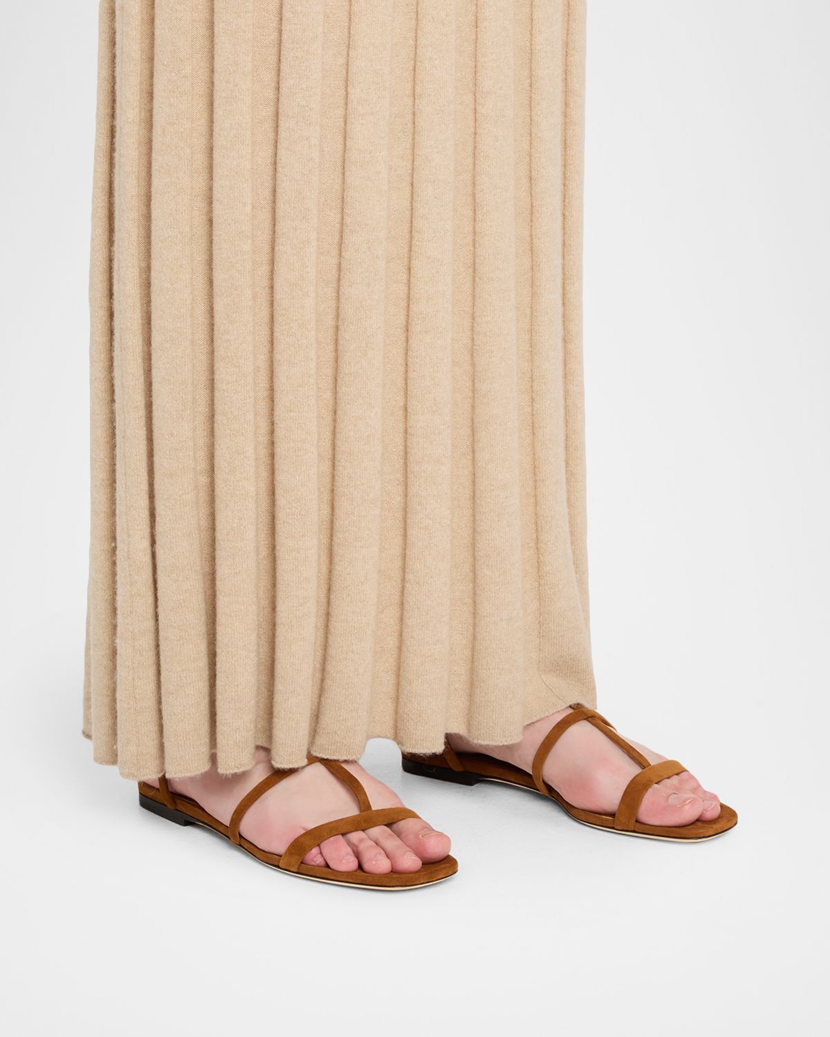 Jimmy Choo Gwynn Flat Suede Sandals