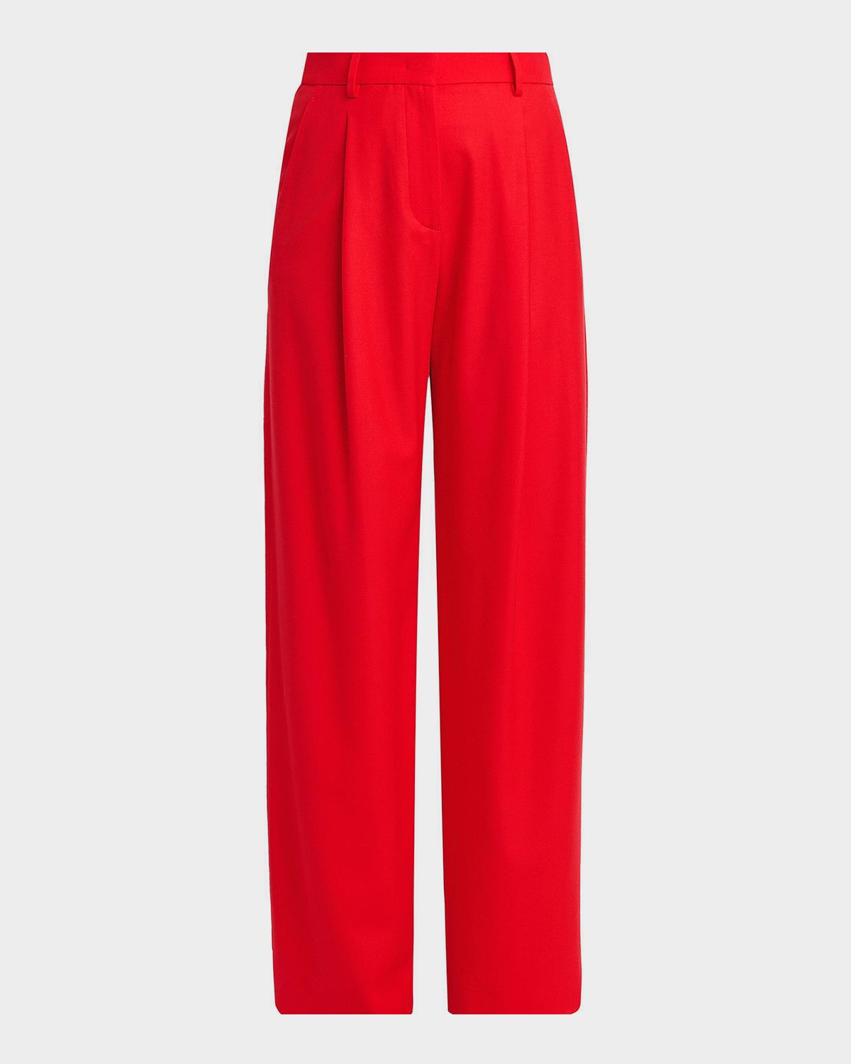 Giorgio Armani Wide-Leg Virgin Wool Trousers
