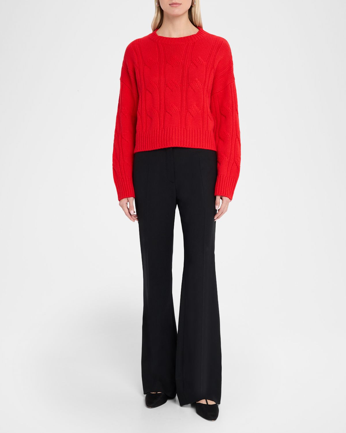 Sablyn Tristan Cable-Knit Cashmere Sweater
