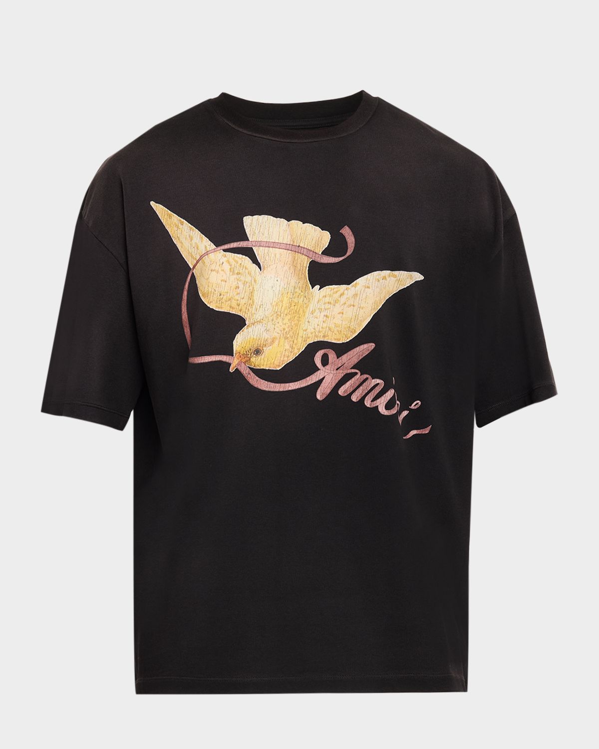 Amiri Men 's Ribbon Oversized T-Shirt