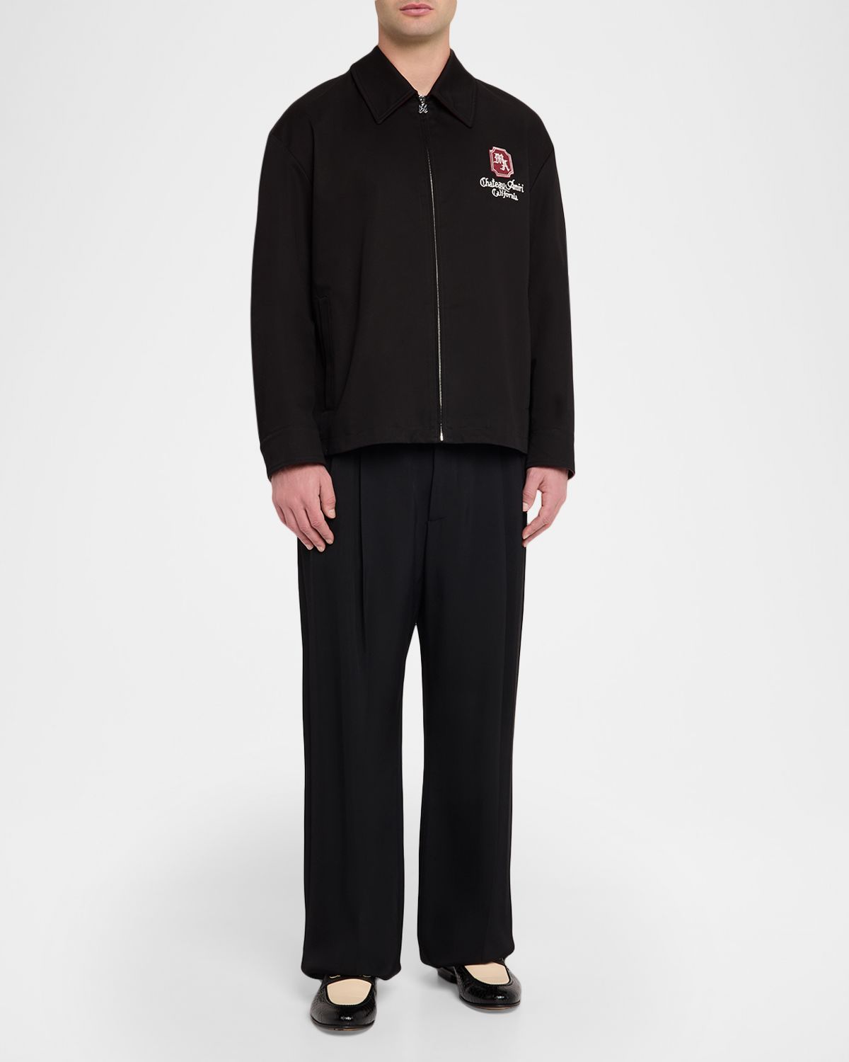 Amiri Men 's Cotton Double-Zip Ma Chateau Jacket