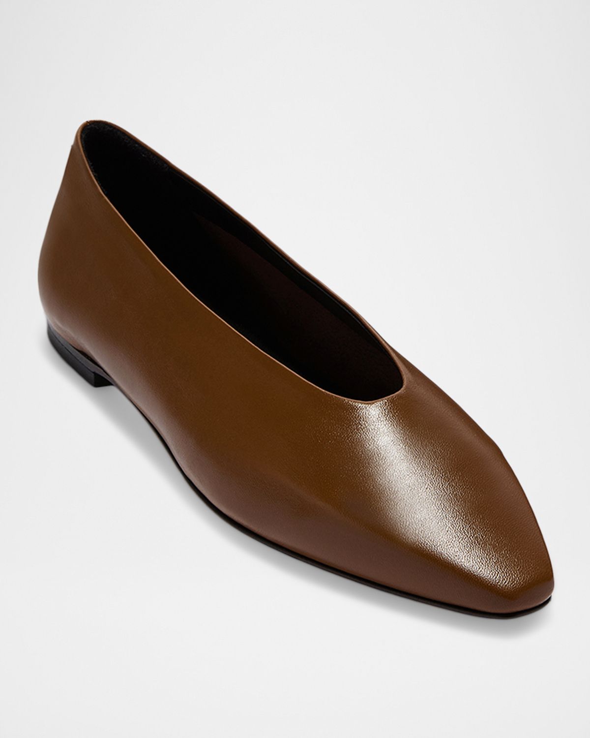 Aeyde Betty Leather Ballerina Flats