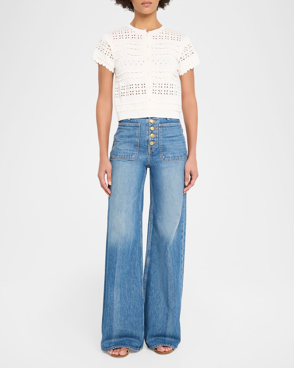 Ulla Johnson The Stretch Lou Kick-Flare Jeans | Thumbnail 5