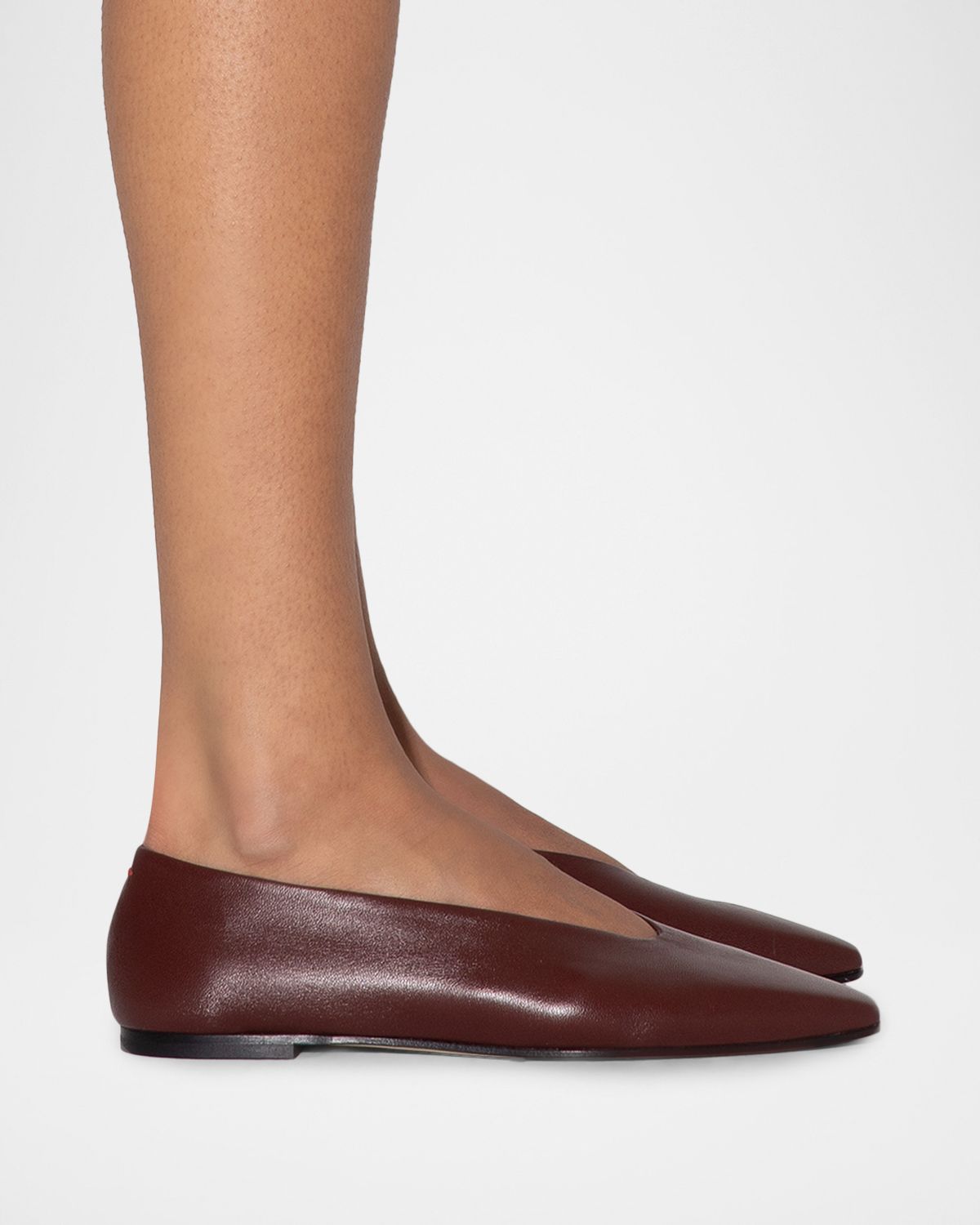 Aeyde Betty Nappa Leather Ballerina Flats