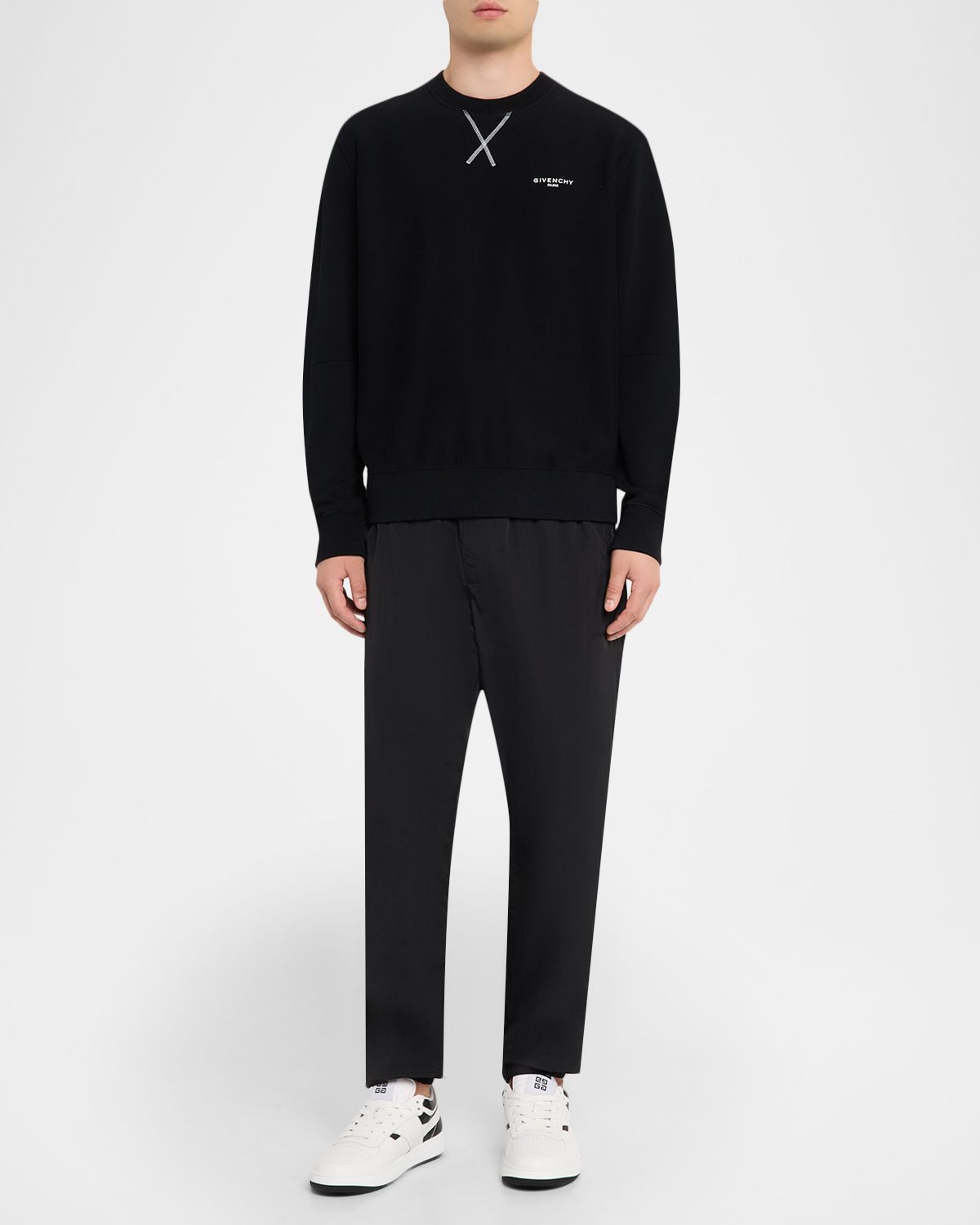 Givenchy en 's Couture Seam Fleece Logo Sweatshirt | Thumbnail 5 Givenchy en 's Couture Seam Fleece Logo Sweatshirt | Thumbnail 5