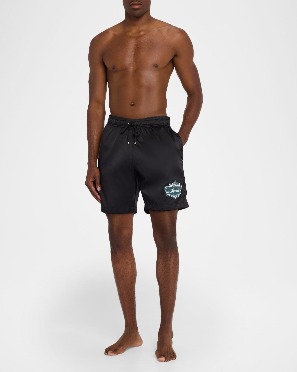 Amiri Men 's Chateau Crest Swim Trunks