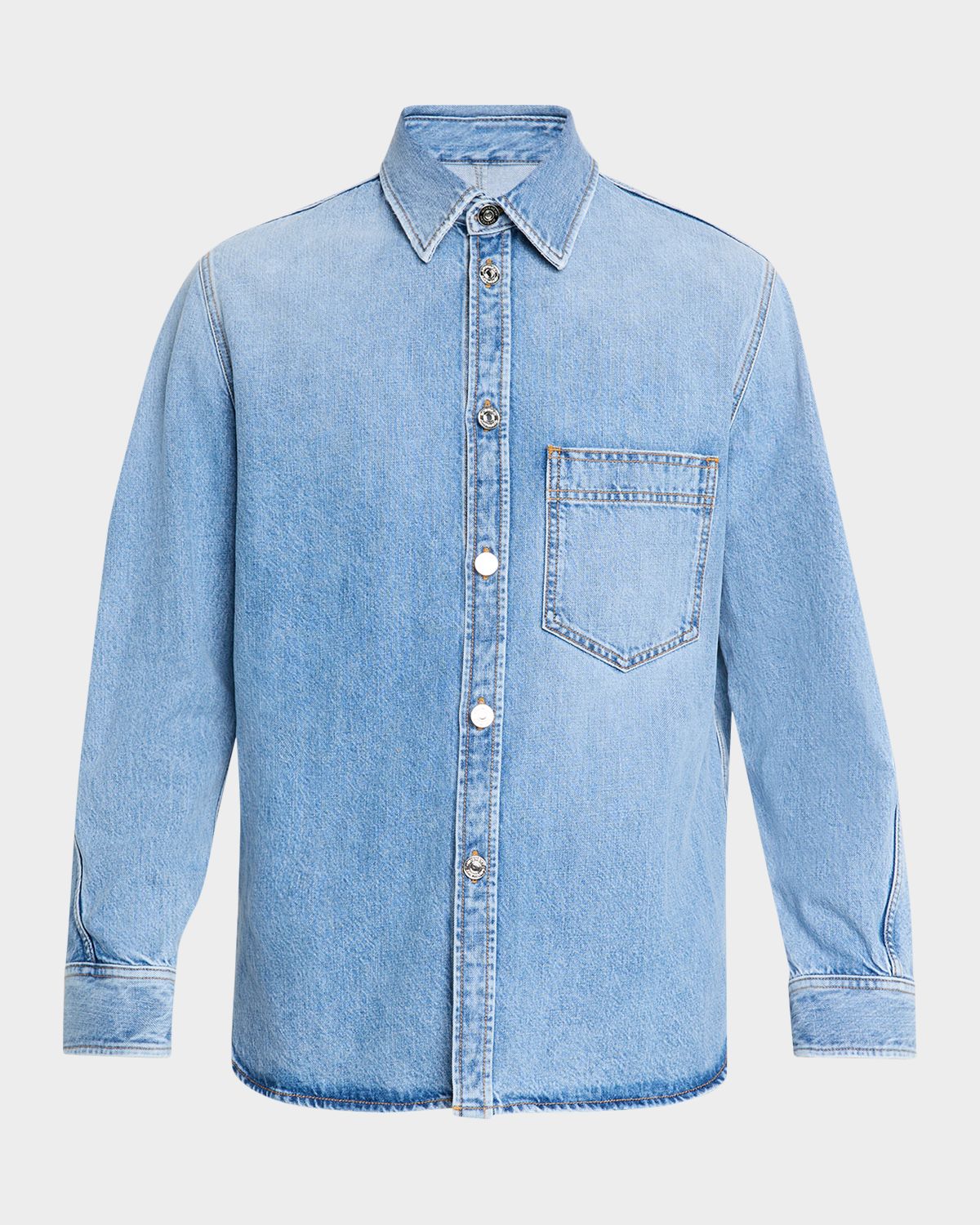 Givenchy Men 's tone-Washed Denim hirt