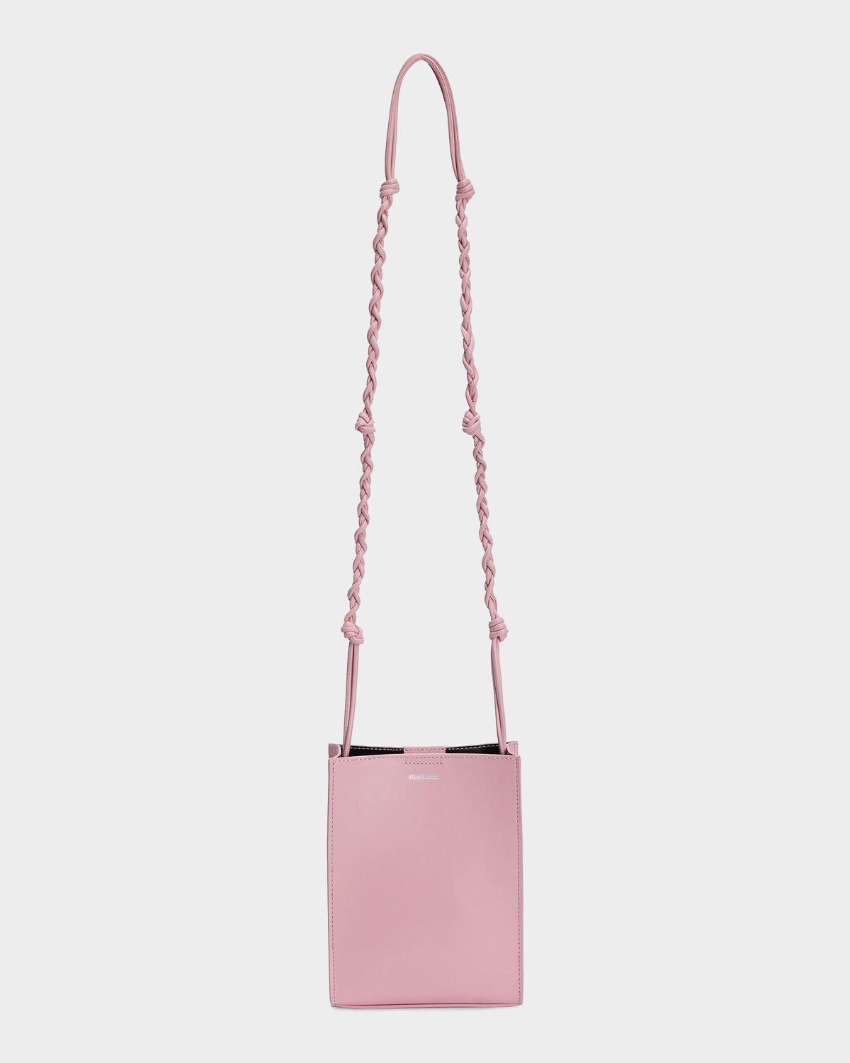 Jil Sander Tangle Small Braided-Strap Leather Crossbody Bag