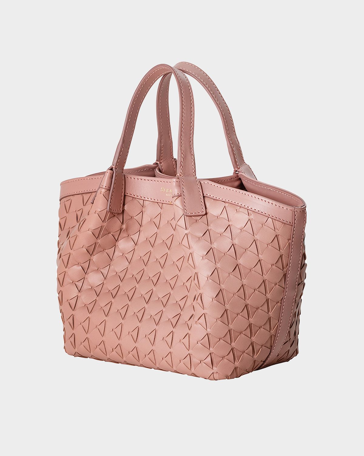 Serapian Secret Mini Mosaico Leather Tote Bag
