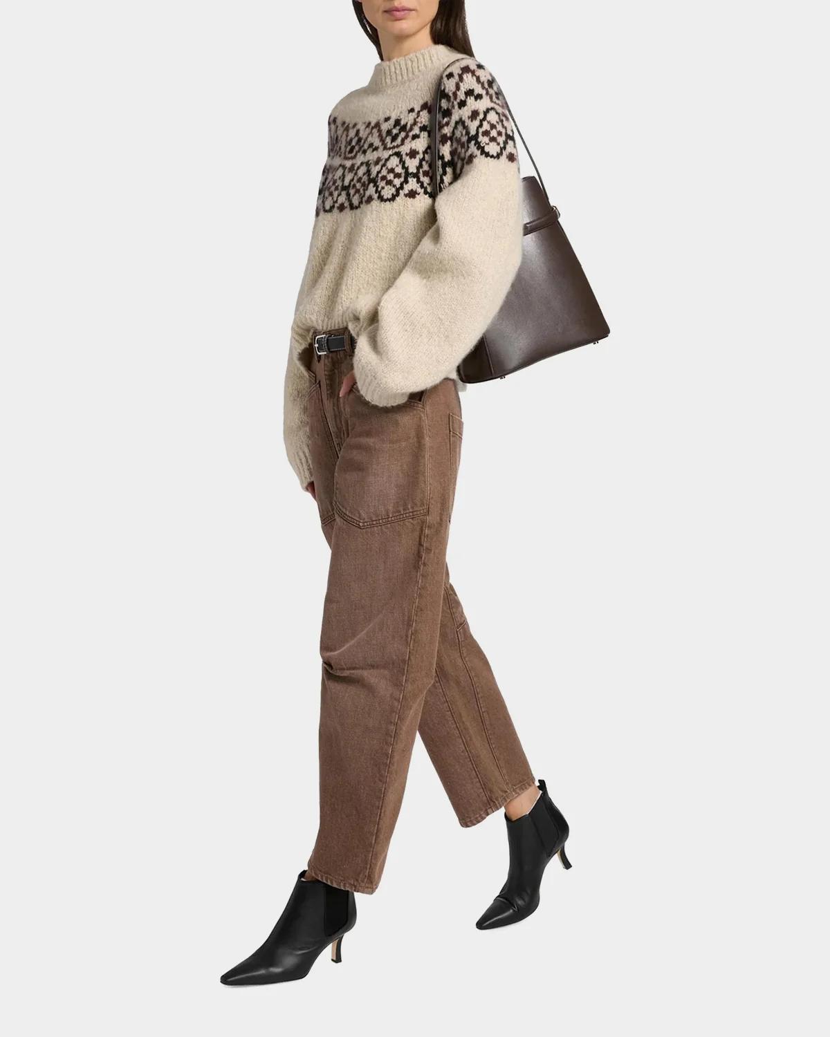 Nili Lotan Shon Barrel-Leg Ankle Jeans | Thumbnail 2 Nili Lotan Shon Barrel-Leg Ankle Jeans | Thumbnail 2