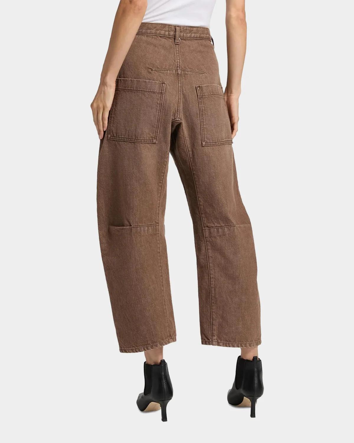 Nili Lotan Shon Barrel-Leg Ankle Jeans | Thumbnail 3 Nili Lotan Shon Barrel-Leg Ankle Jeans | Thumbnail 3