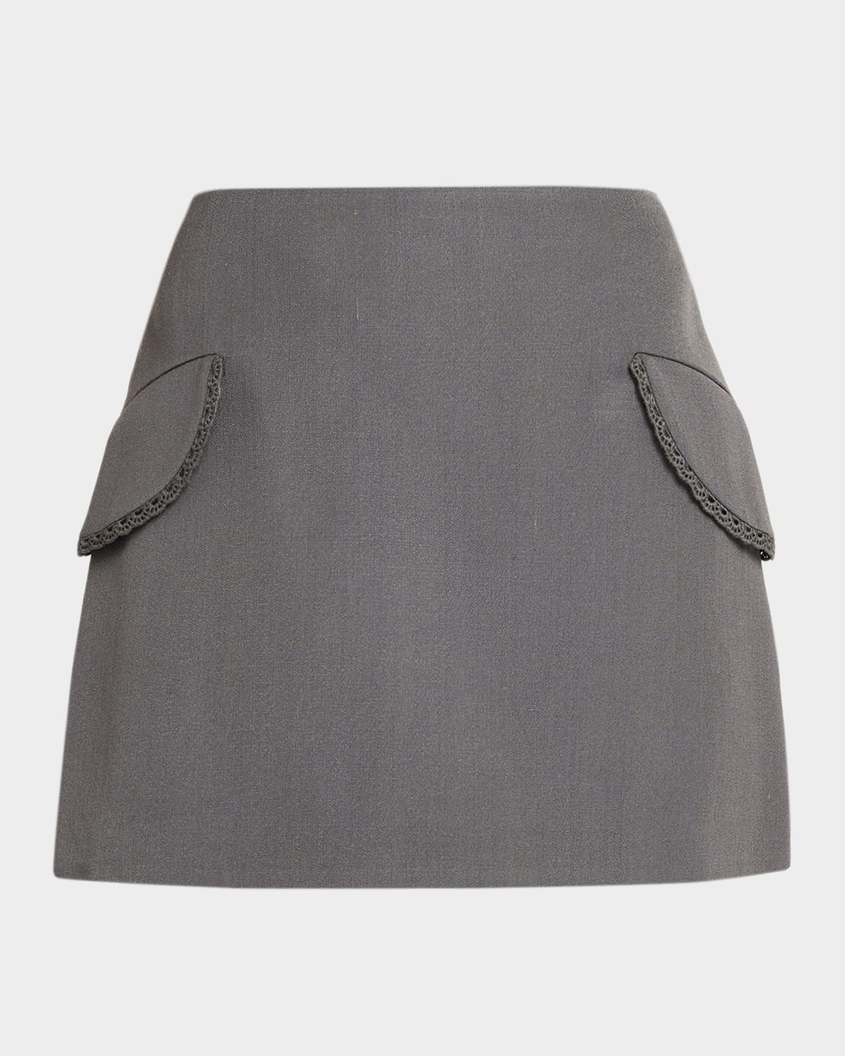 Jil Sander Two Pockets Mini Skirt