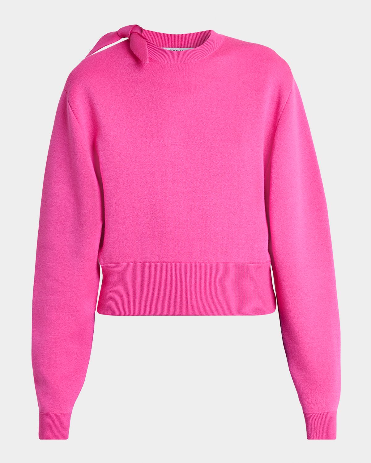 Givenchy Wool-Blend Bow Sweater