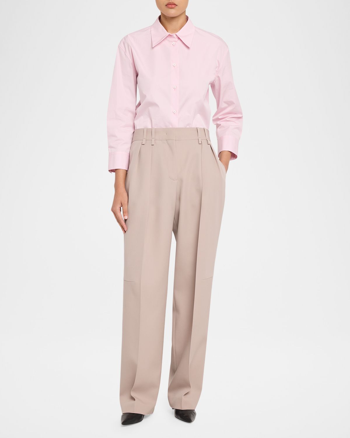 Jil Sander Cotton Poplin Button-Down Shirt