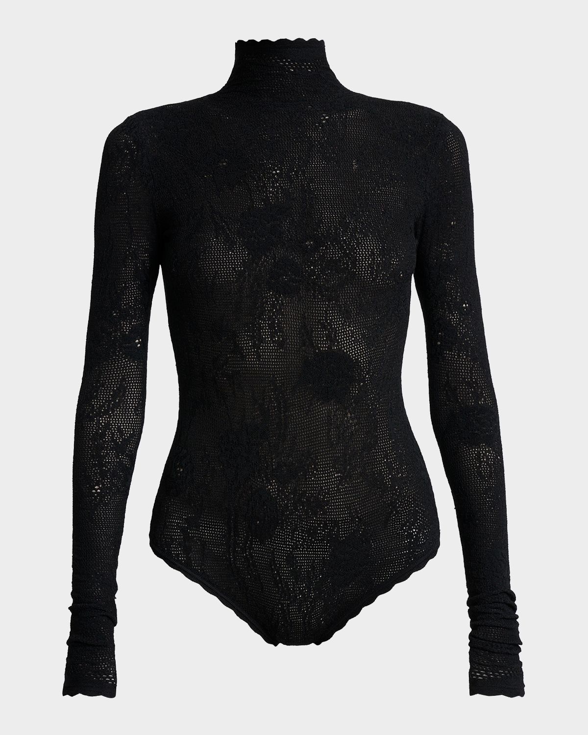 Givenchy High Neck Long Sleeve Bodysuit